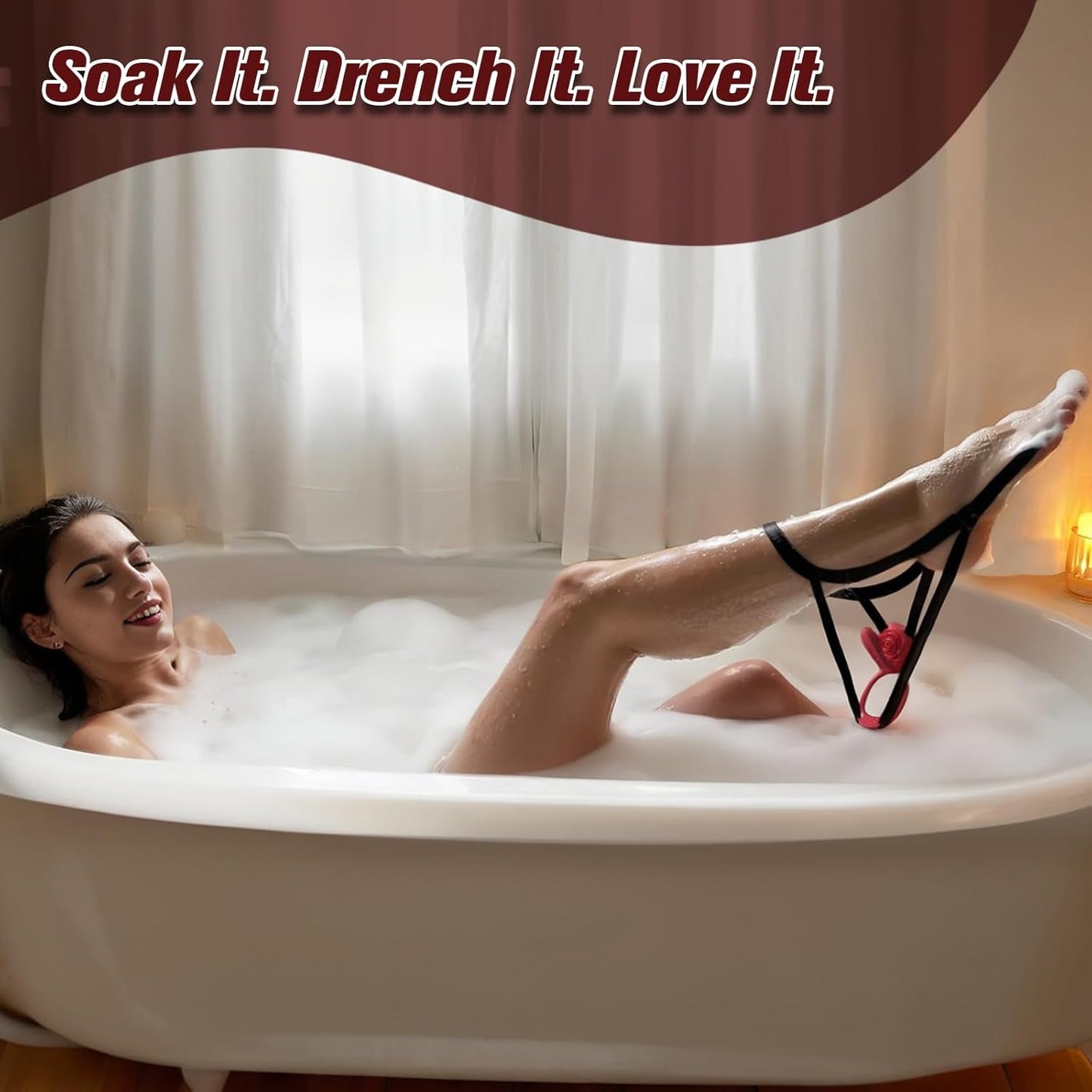 RoseMerge Wearable Dual Stimulation Couples Vibrator - Vixen | Nova Network