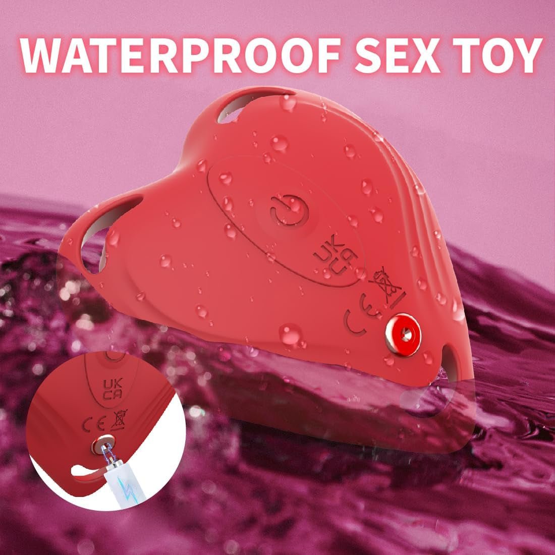 RoséMuse App Control Heart-Shaped Panty Vibrator - Vixen | Nova Network