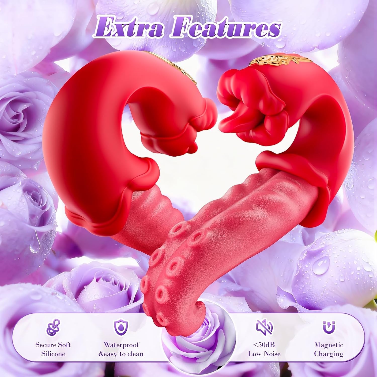 RoseOrbit 360° Dual - Action Tongue Rotation Vibrator - Vixen | Nova Network