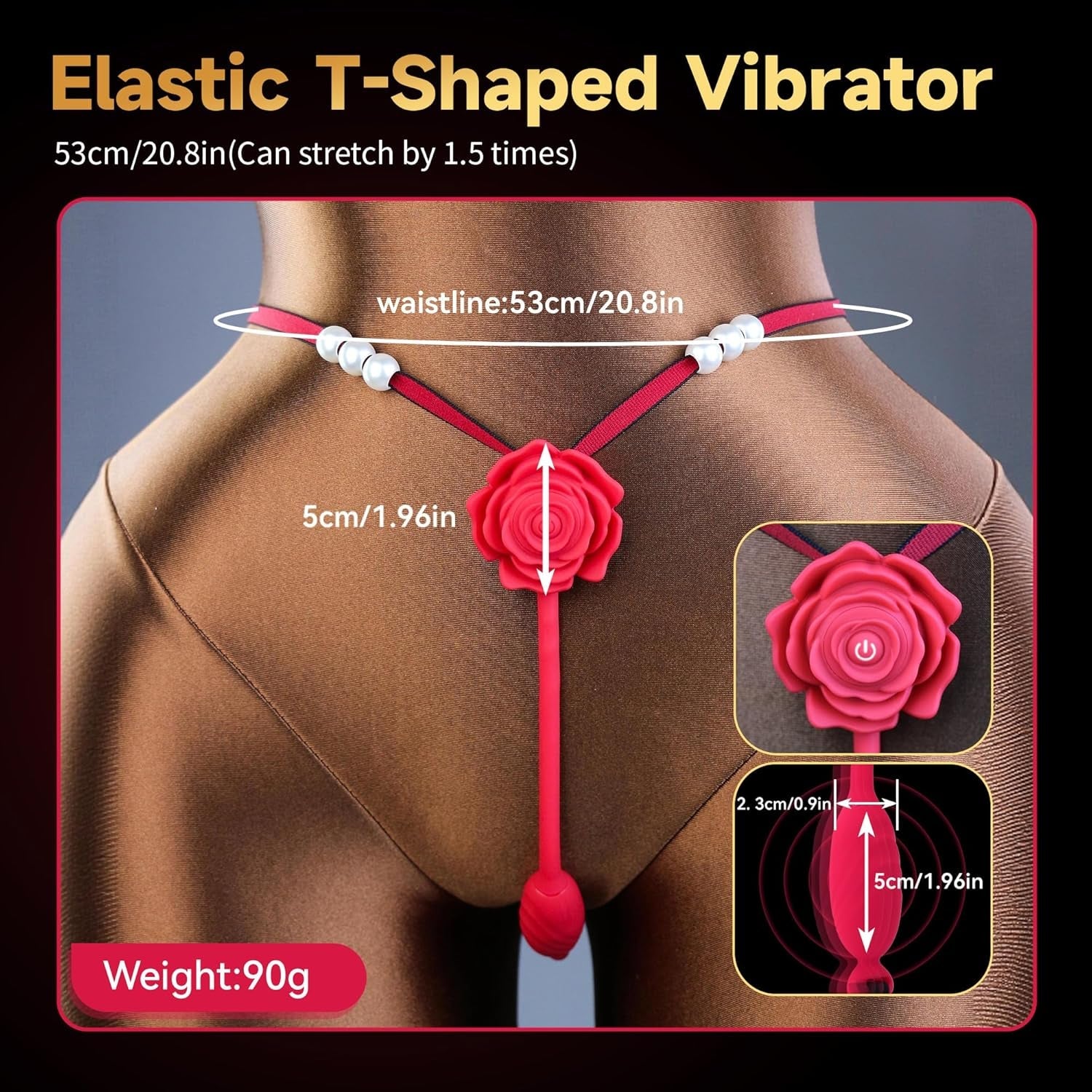 RosePearl App Control Wearable Panty Thong Vibrator - Vixen | Nova Network