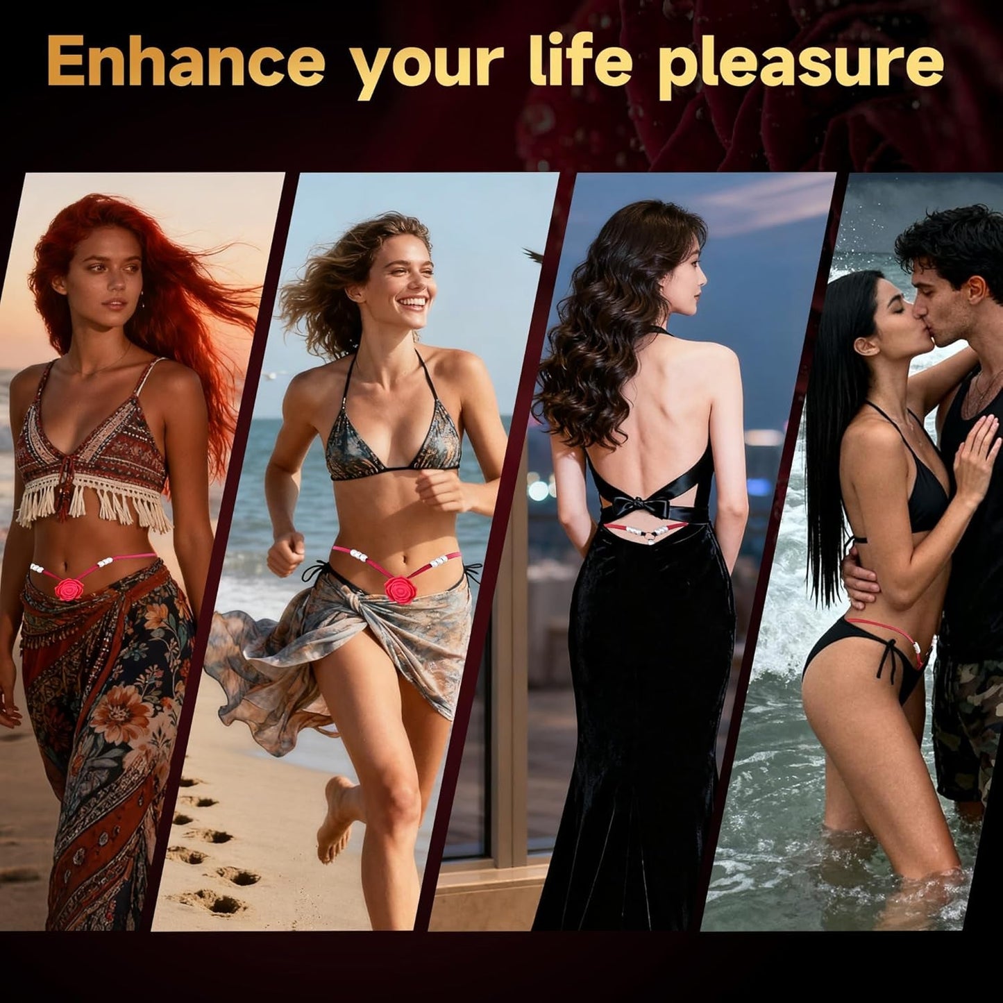 RosePearl App Control Wearable Panty Thong Vibrator - Vixen | Nova Network