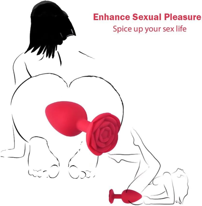 RosePetal Silicone Rose Butt Plug - Vixen | Nova Network