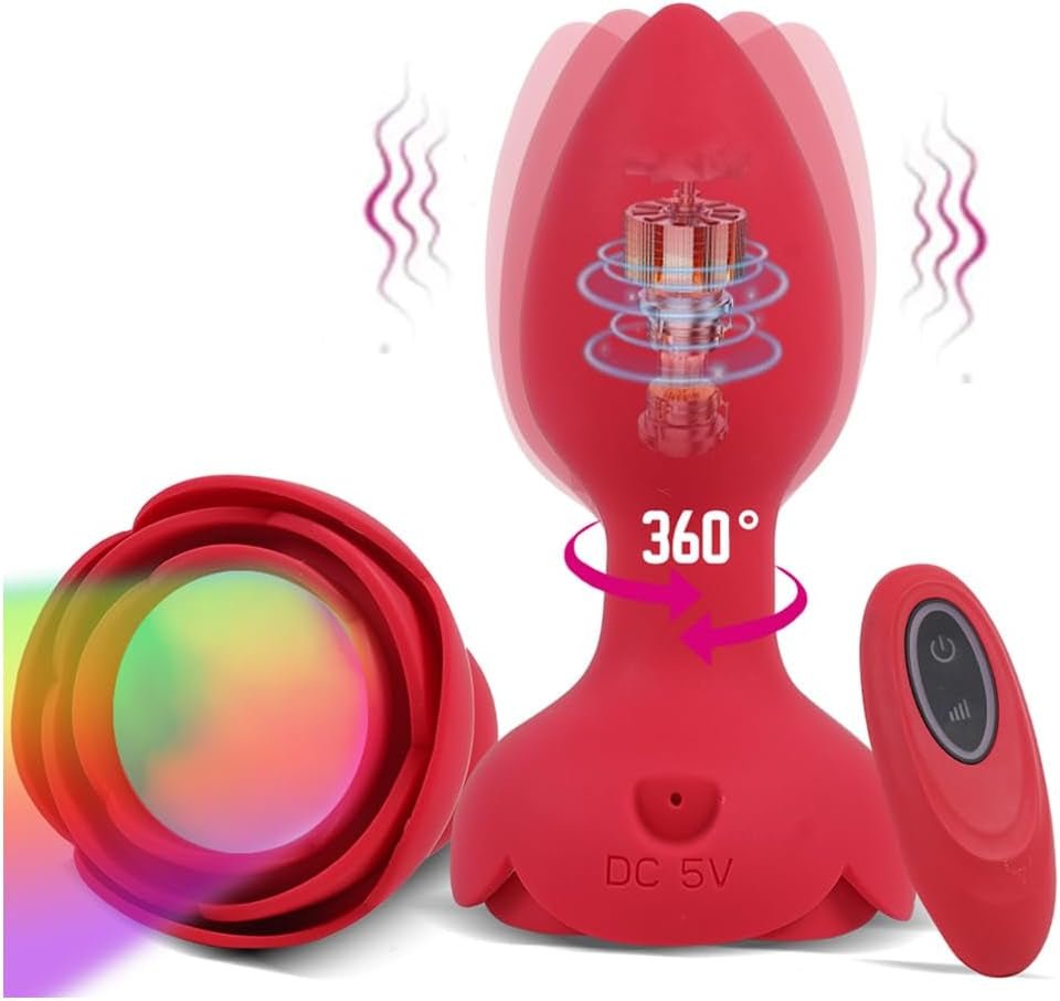 RoseRadiance Light - Up Rose Anal Plug - Vixen | Nova Network