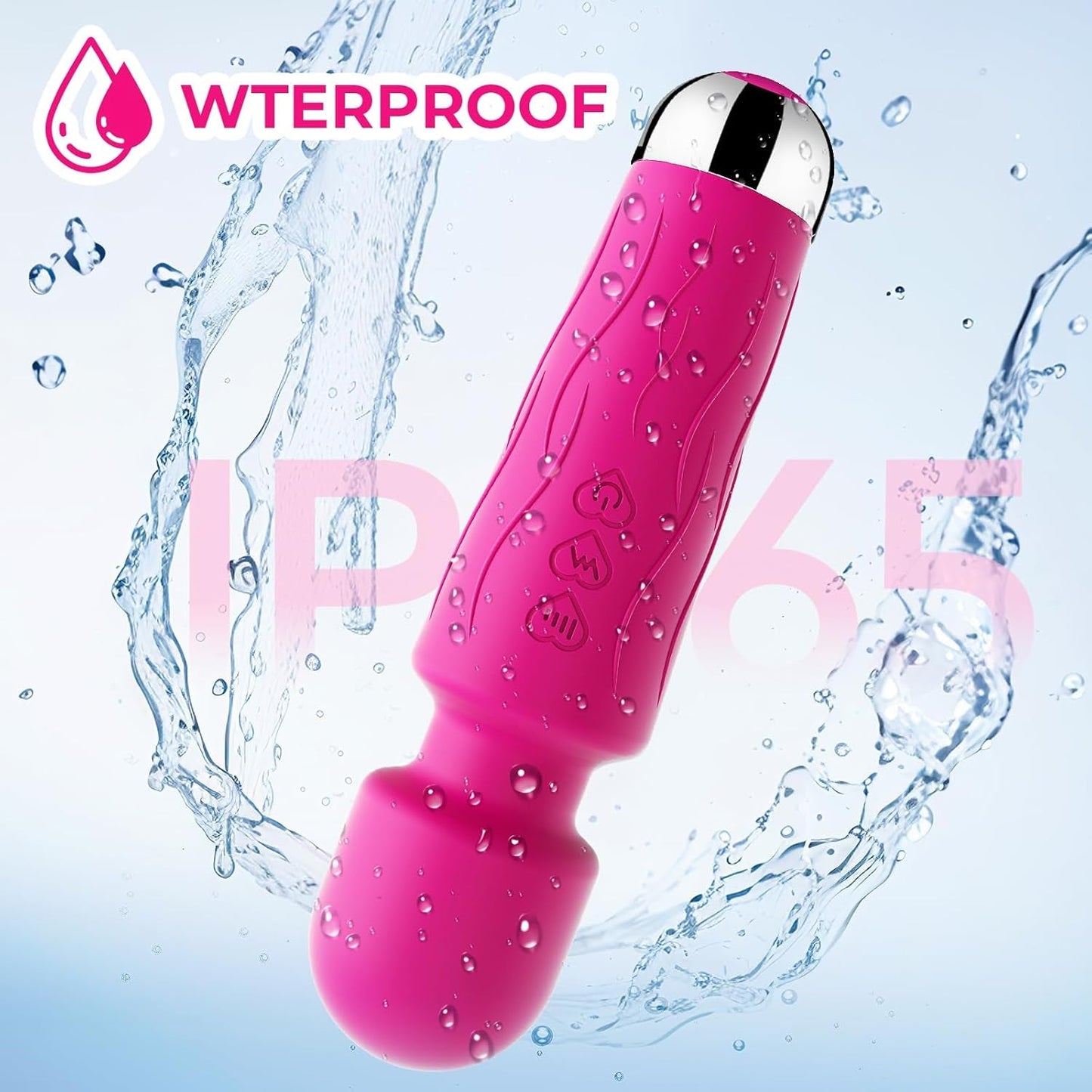 RoseRelief Rose Pink Clitoral Wand Vibrator - Vixen | Nova Network