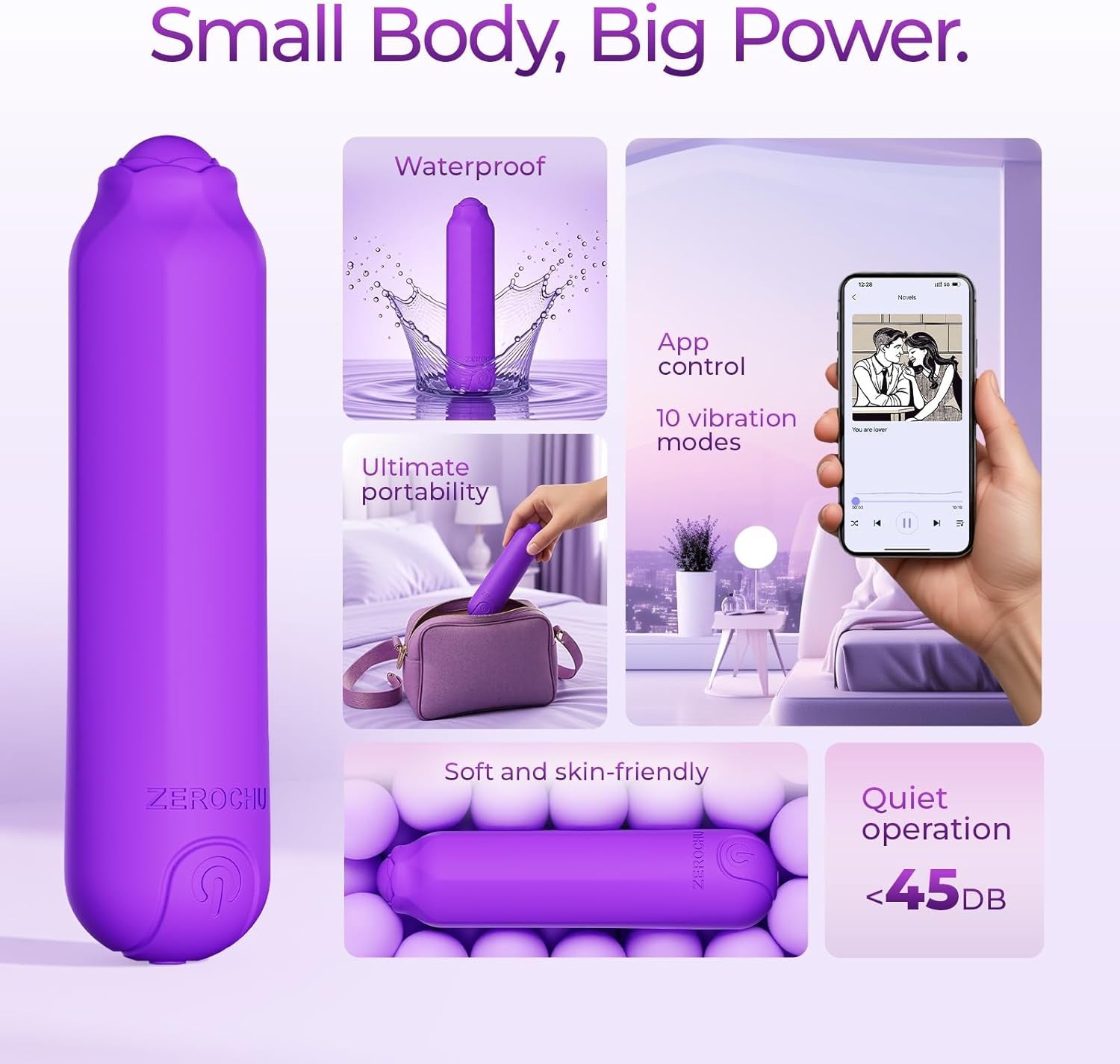RoseSignal Bullet Vibrator with Smart App Control - Vixen | Nova Network