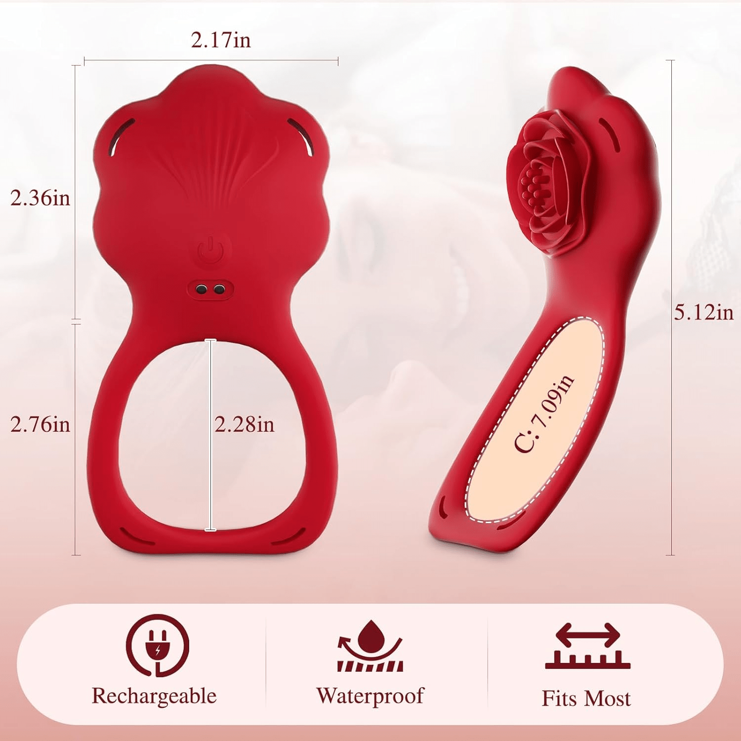 RoseSurrender App-Controlled Couples Vibrator & Bondage Restraint Set - Vixen Adult Playroom