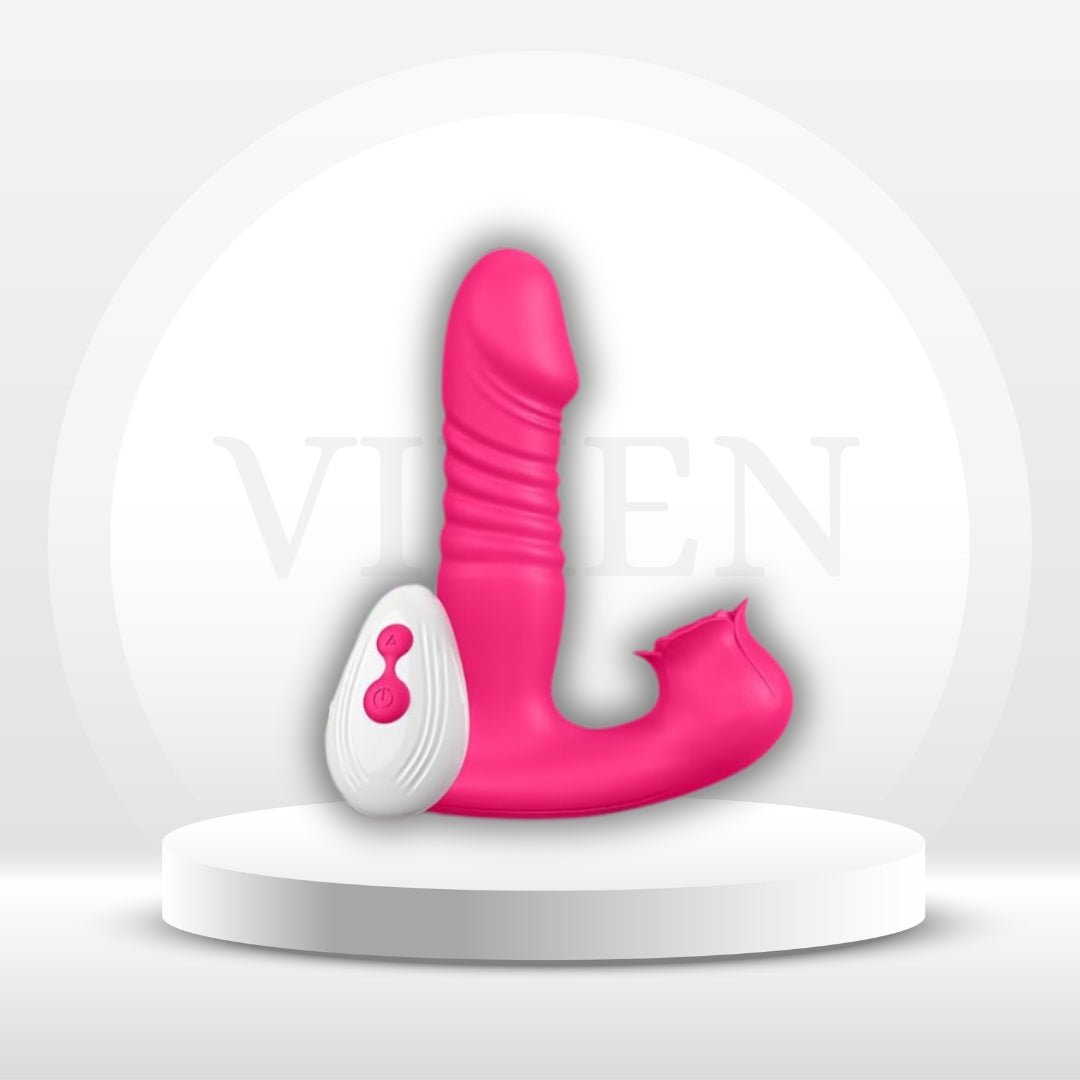 RoseThrustV 3 - in - 1 Wearable Thrusting Clit Sucker - Vixen | Nova Network