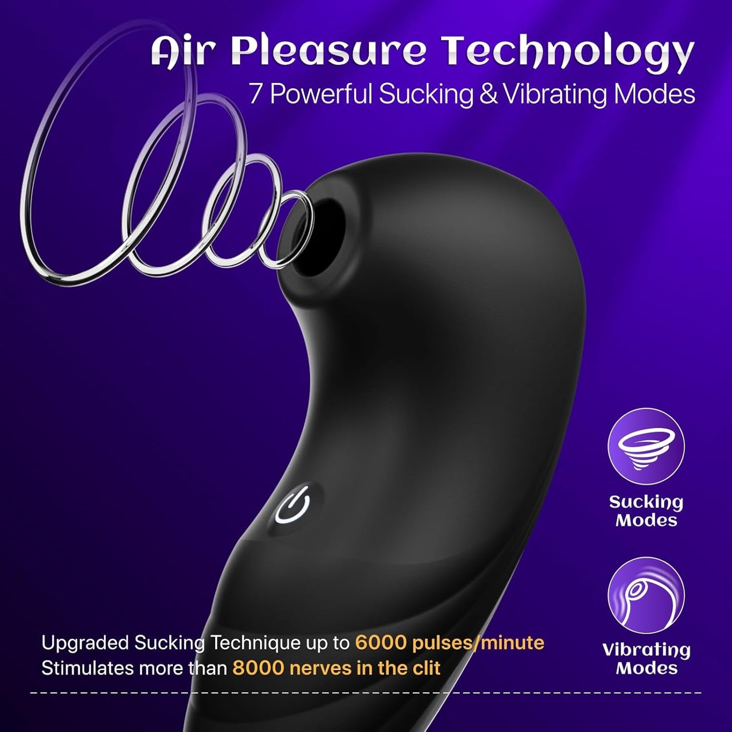 RoseWhisper Rose Clitoral Suction Vibrator - Vixen | Nova Network