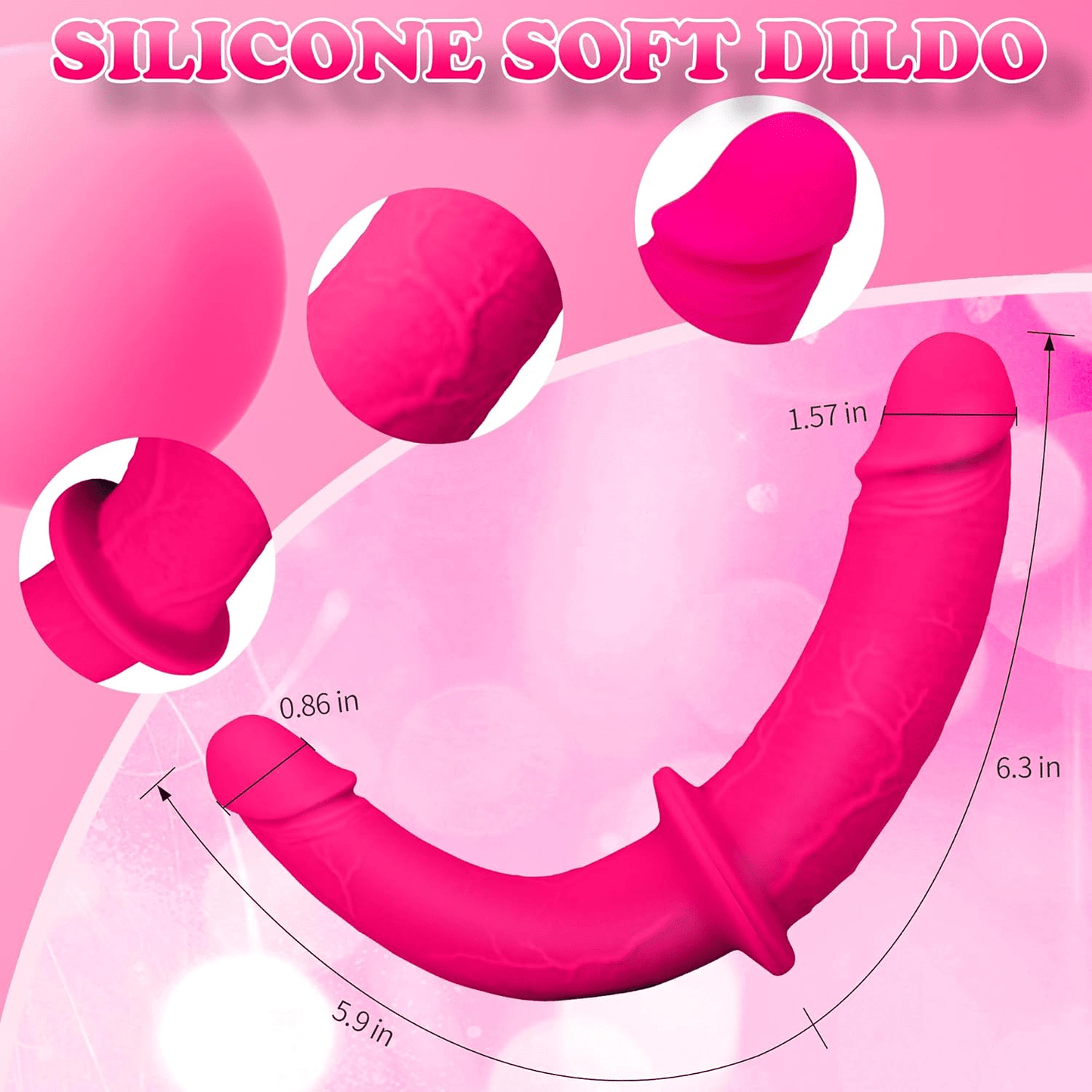 RosewoodDuet Double-Ended Dildo Strap-On - Vixen | Nova Network