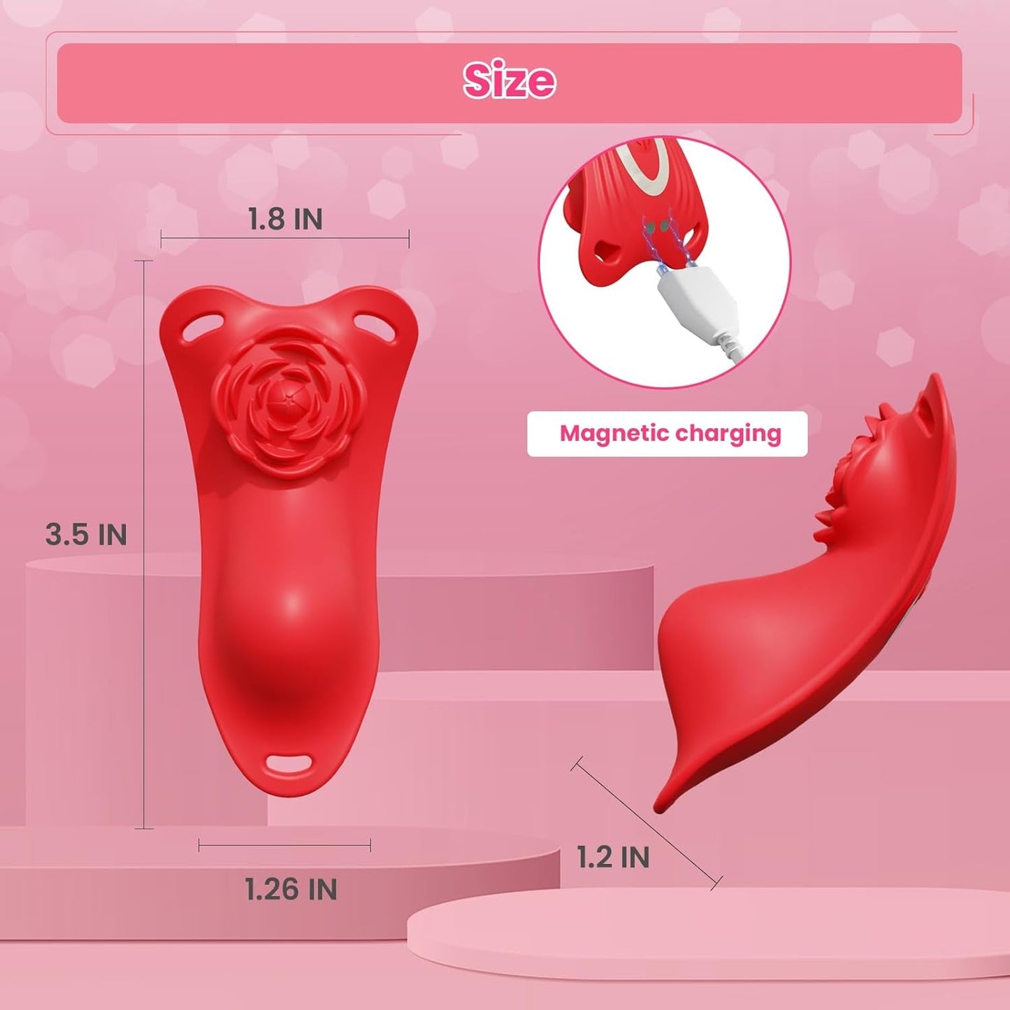 RoséWrap Wearable Panty Vibrator with Remote - Vixen | Nova Network