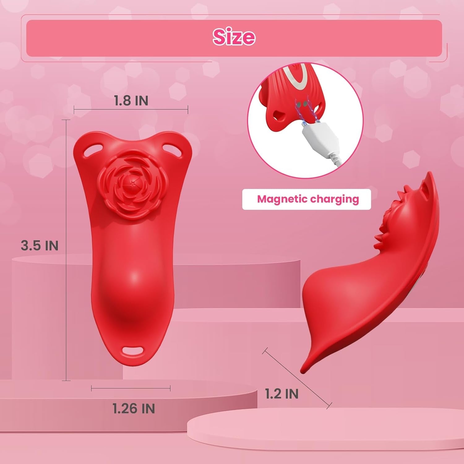 RoséWrap Wearable Panty Vibrator with Remote - Vixen | Nova Network