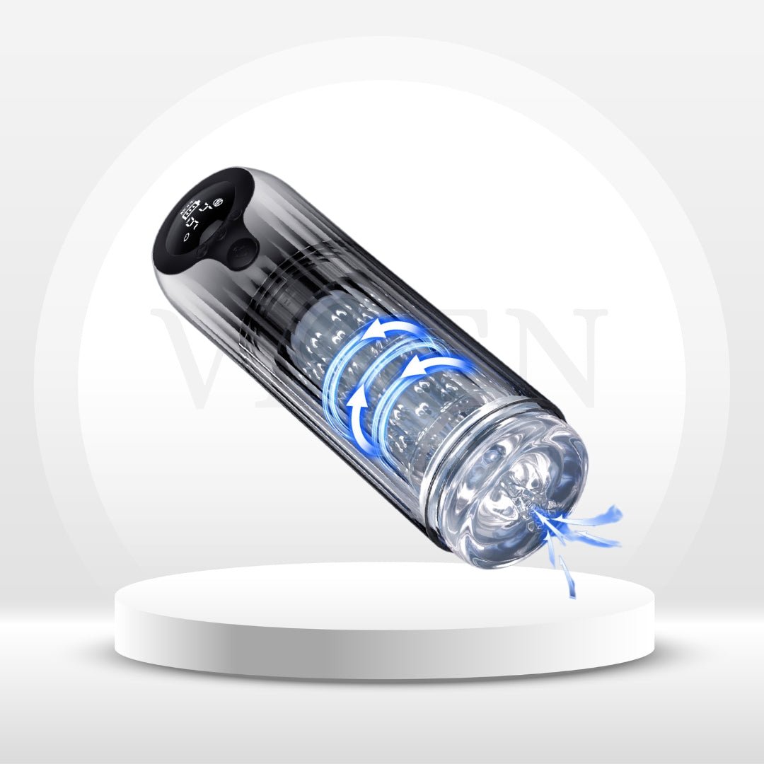 RotaRush Rotating Suction Male Stroker LED Display - Vixen | Nova Network