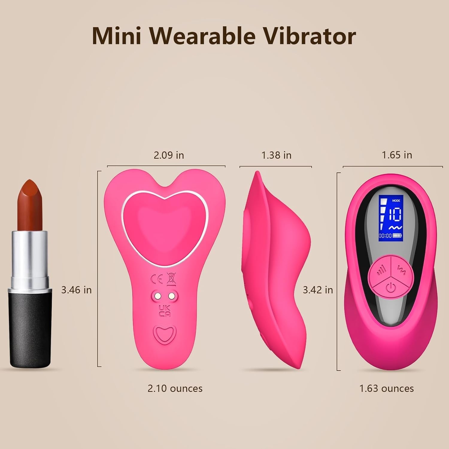 RougeMuse LCD Control Dual Stimulation Panty Vibrator - Vixen | Nova Network