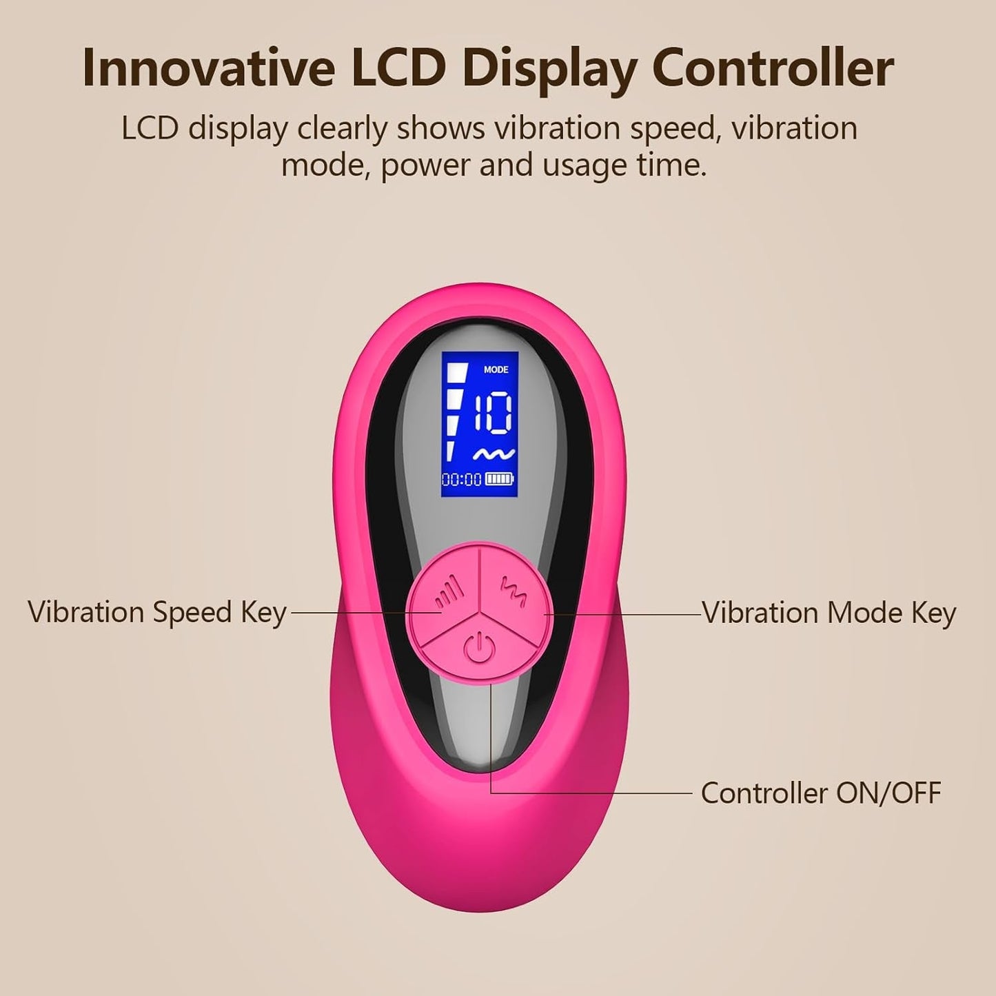 RougeMuse LCD Control Dual Stimulation Panty Vibrator - Vixen | Nova Network