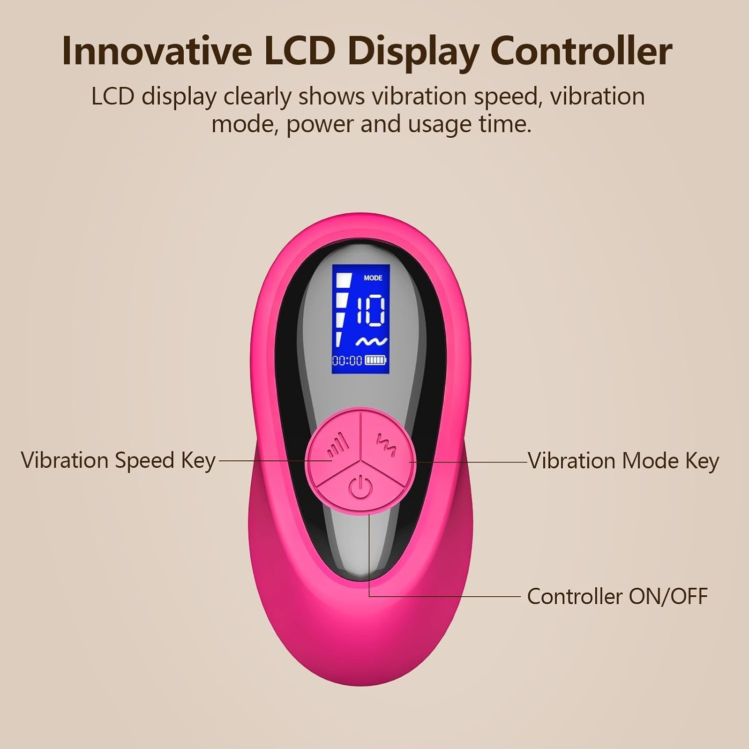 RougeMuse LCD Control Dual Stimulation Panty Vibrator - Vixen | Nova Network