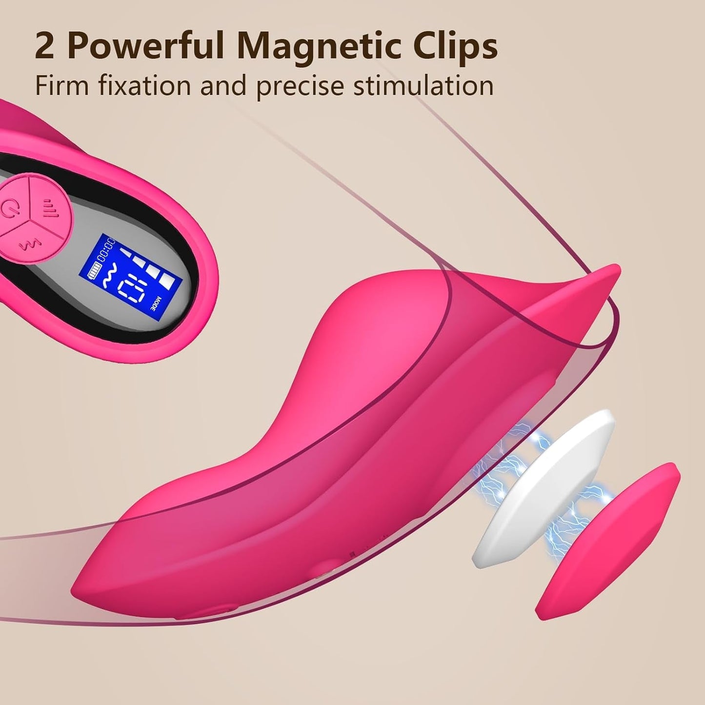 RougeMuse LCD Control Dual Stimulation Panty Vibrator - Vixen | Nova Network