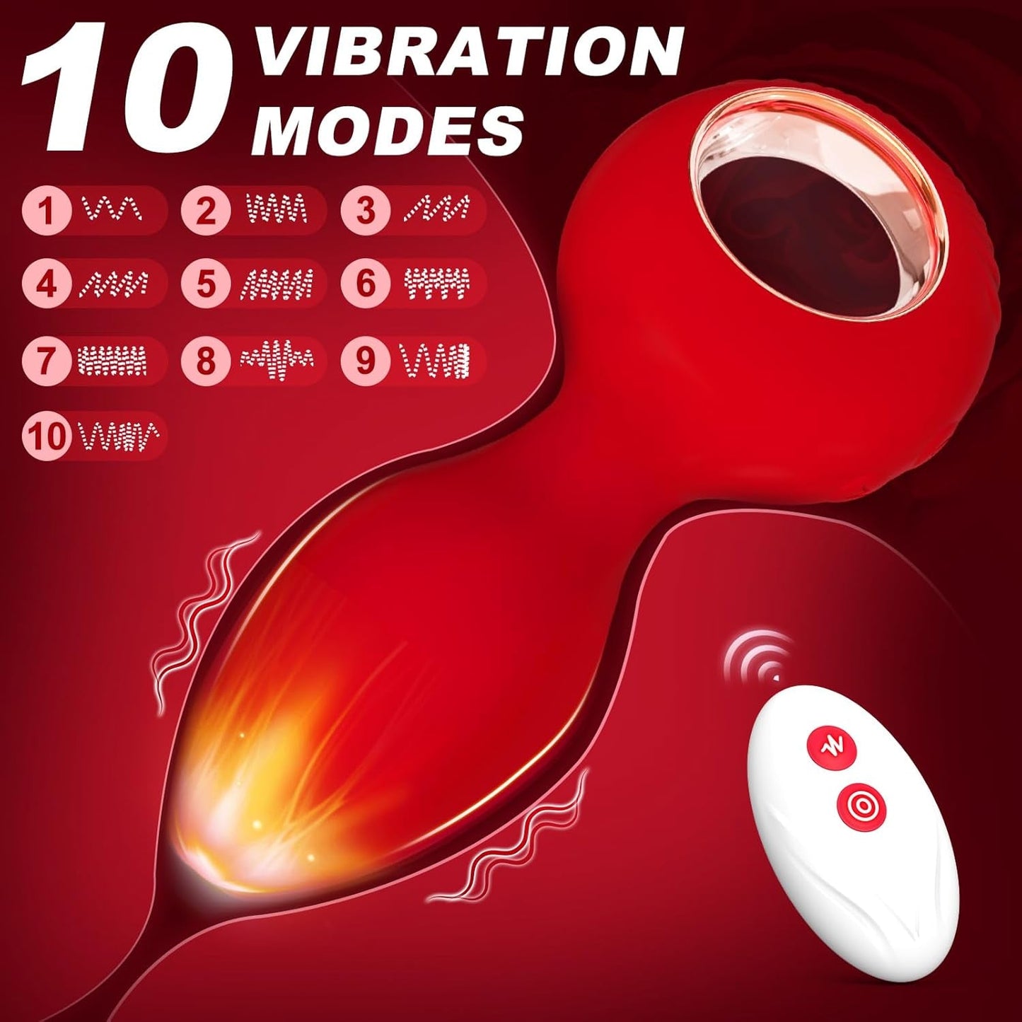 RougePulse Remote Vibrating Butt Plug & Prostate Massager - Vixen | Nova Network