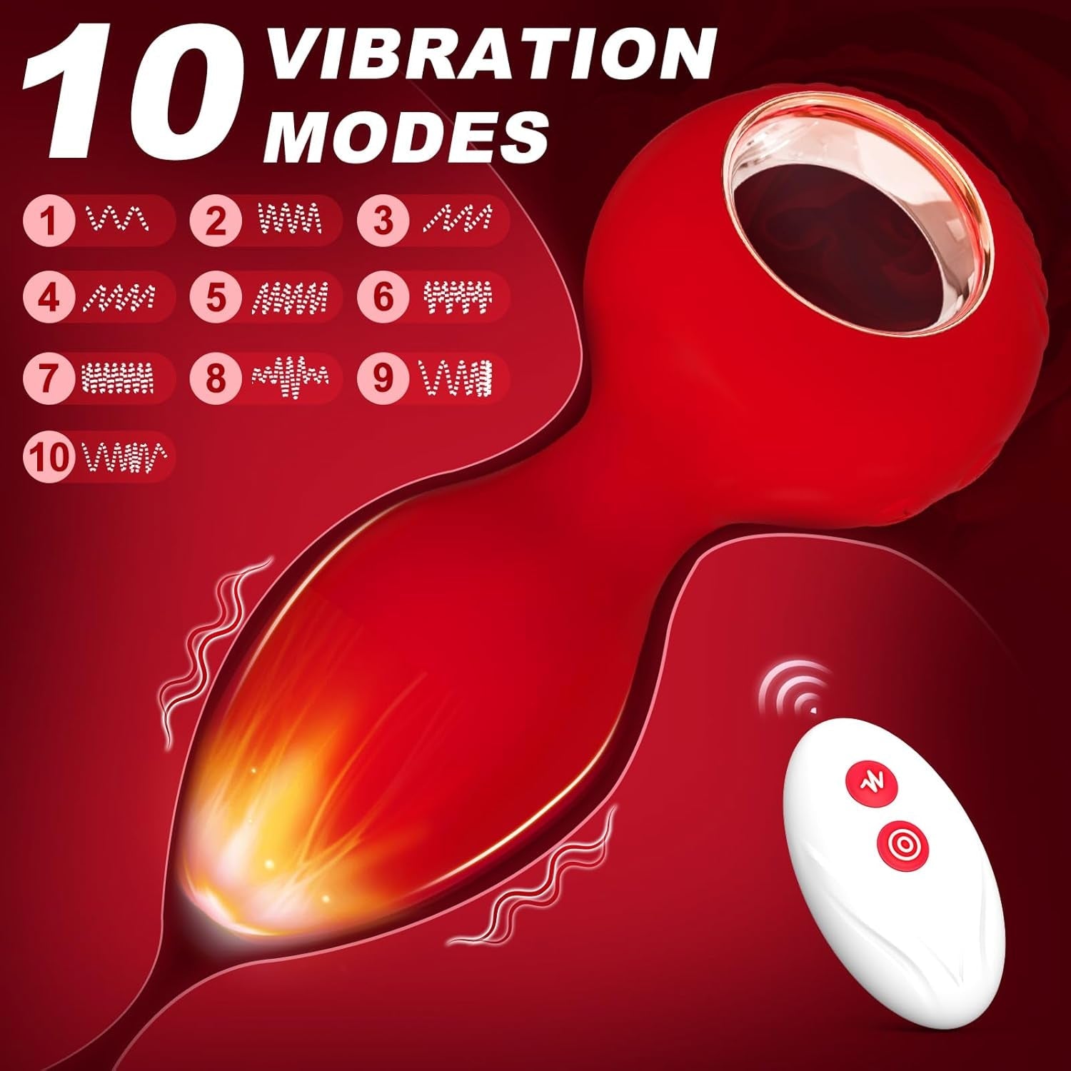 RougePulse Remote Vibrating Butt Plug & Prostate Massager - Vixen | Nova Network