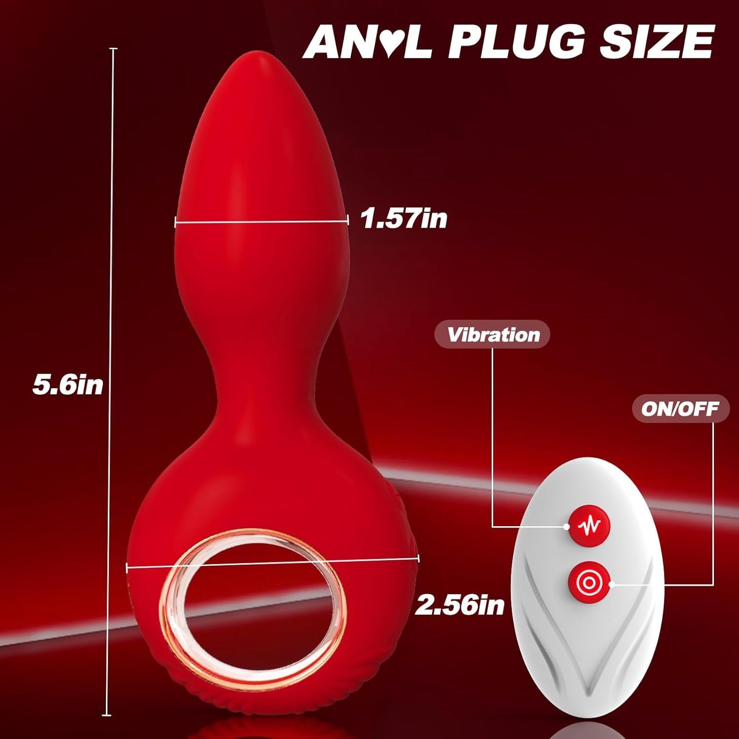 RougePulse Remote Vibrating Butt Plug & Prostate Massager - Vixen | Nova Network