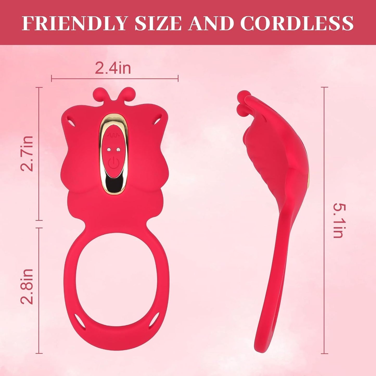 RougeRush 3 - in - 1 Couples Vibrator Kit - Vixen | Nova Network