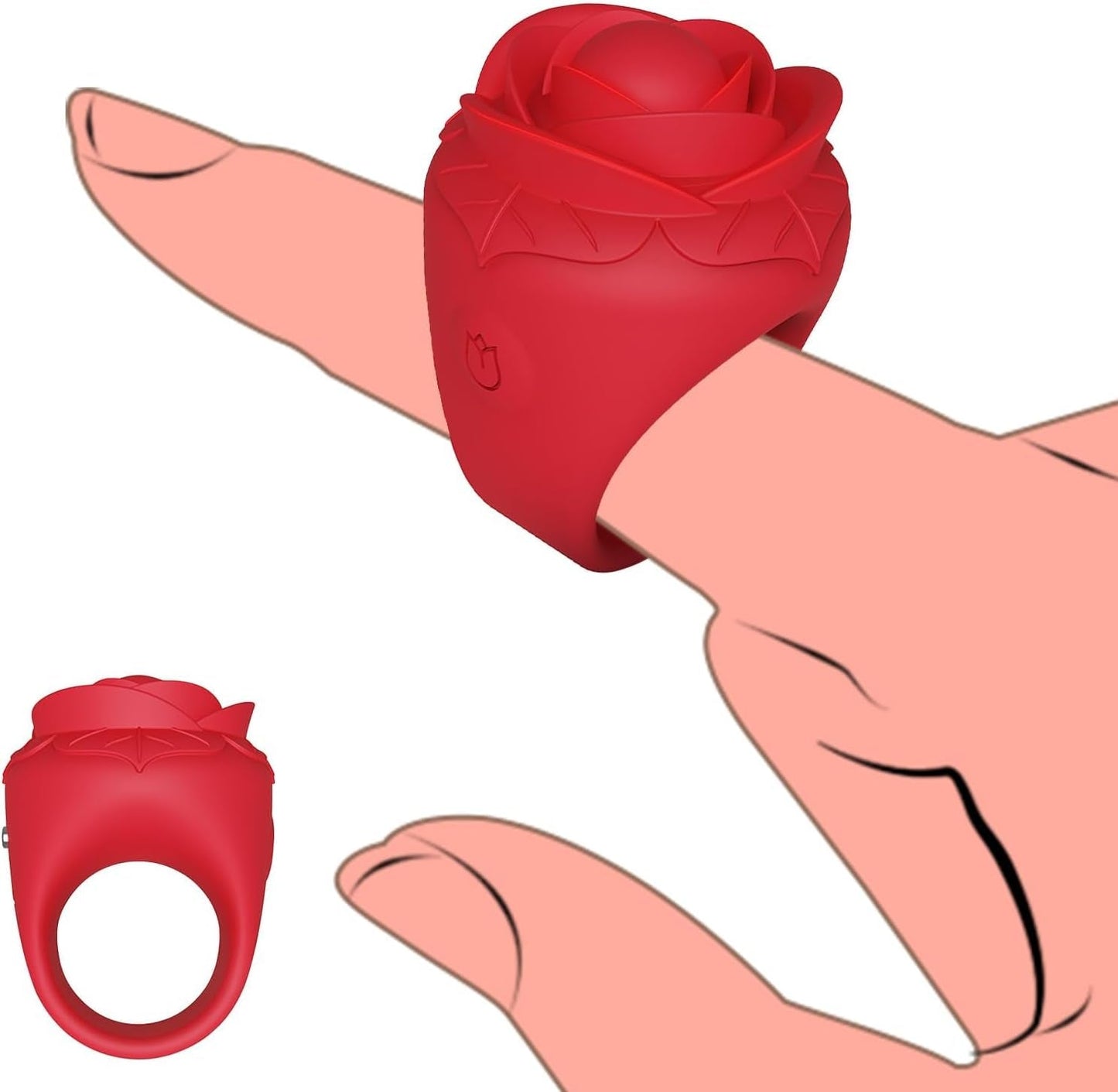 RubyLoop Finger Ring Clit Stimulation Vibrator - Vixen | Nova Network