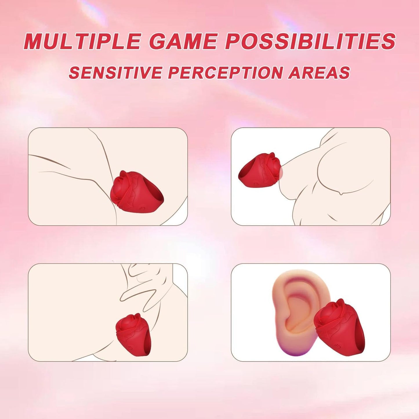RubyLoop Finger Ring Clit Stimulation Vibrator - Vixen | Nova Network