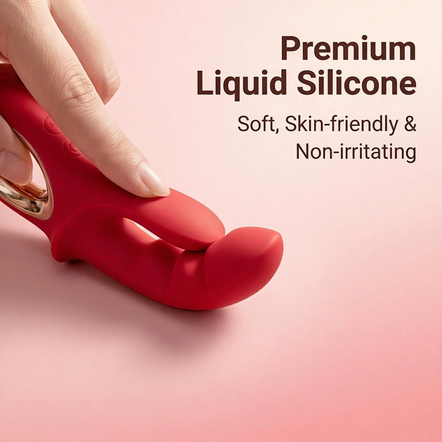 RubyRush 2-in-1 G-Spot Rabbit Vibrator – 12 Modes - Vixen Adult Playroom