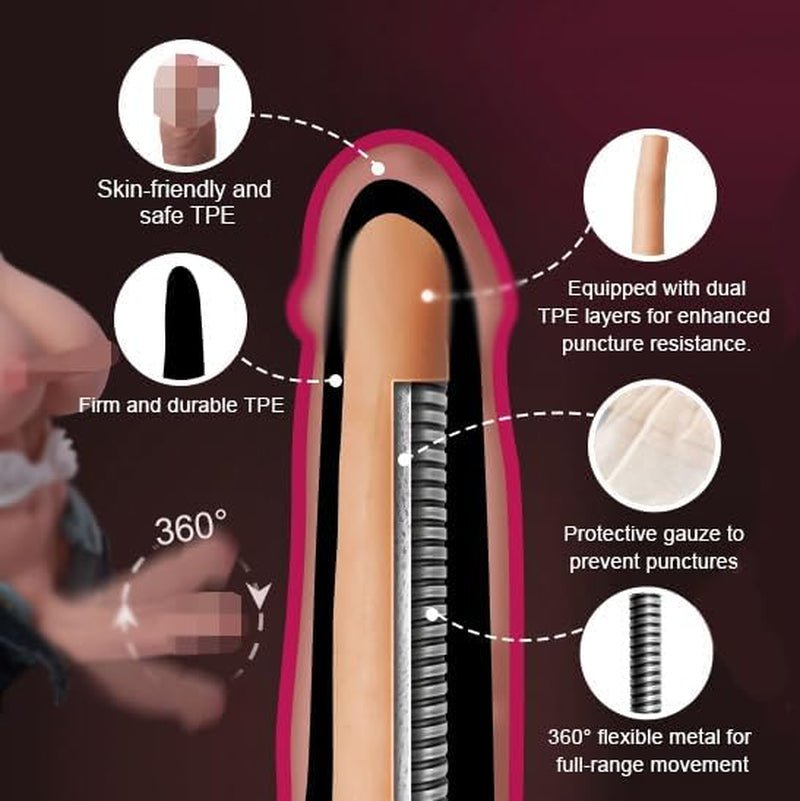SableCurve Trans Torso 360° Flexible Dildo Sex Doll - Vixen | Nova Network