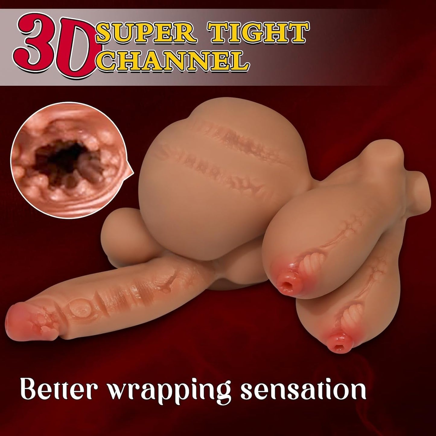 SableV 5-in-1 Trans Torso Sex Doll | Penetrable Nipples - Vixen Adult Playroom