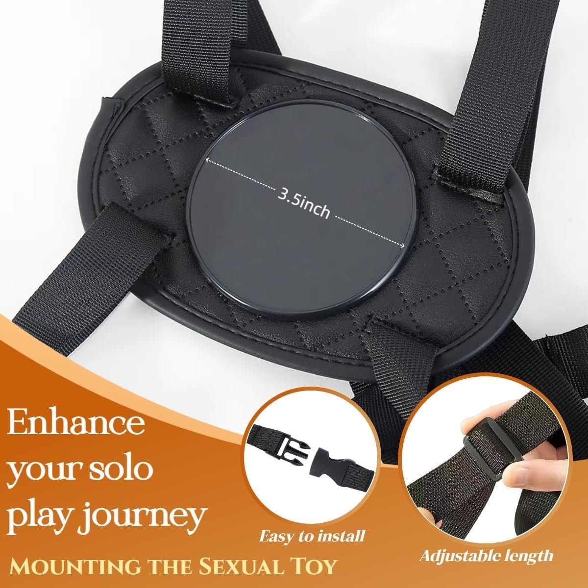 SaddleGrip Adjustable Suction Cup Dildo Mount - Vixen | Nova Network
