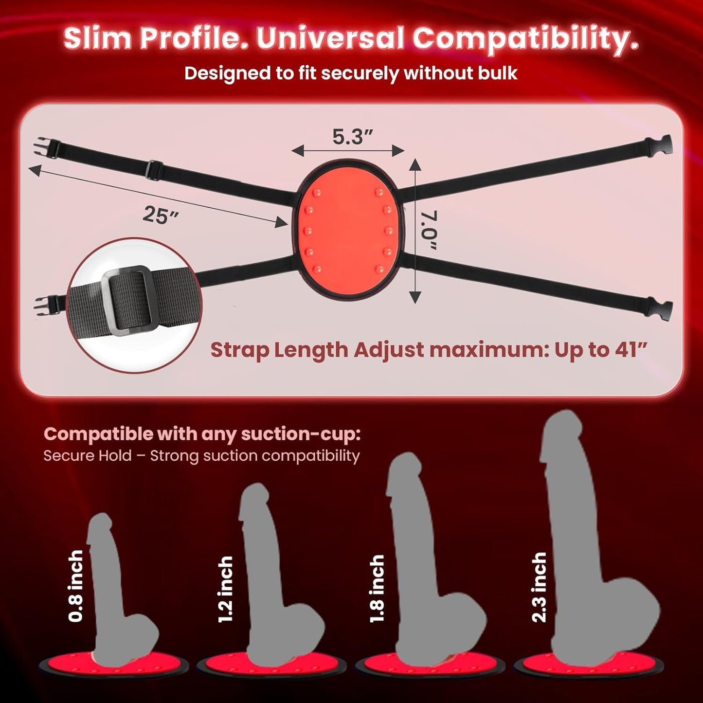 SaddleLock Suction Cup Dildo Mount Saddle - Vixen | Nova Network