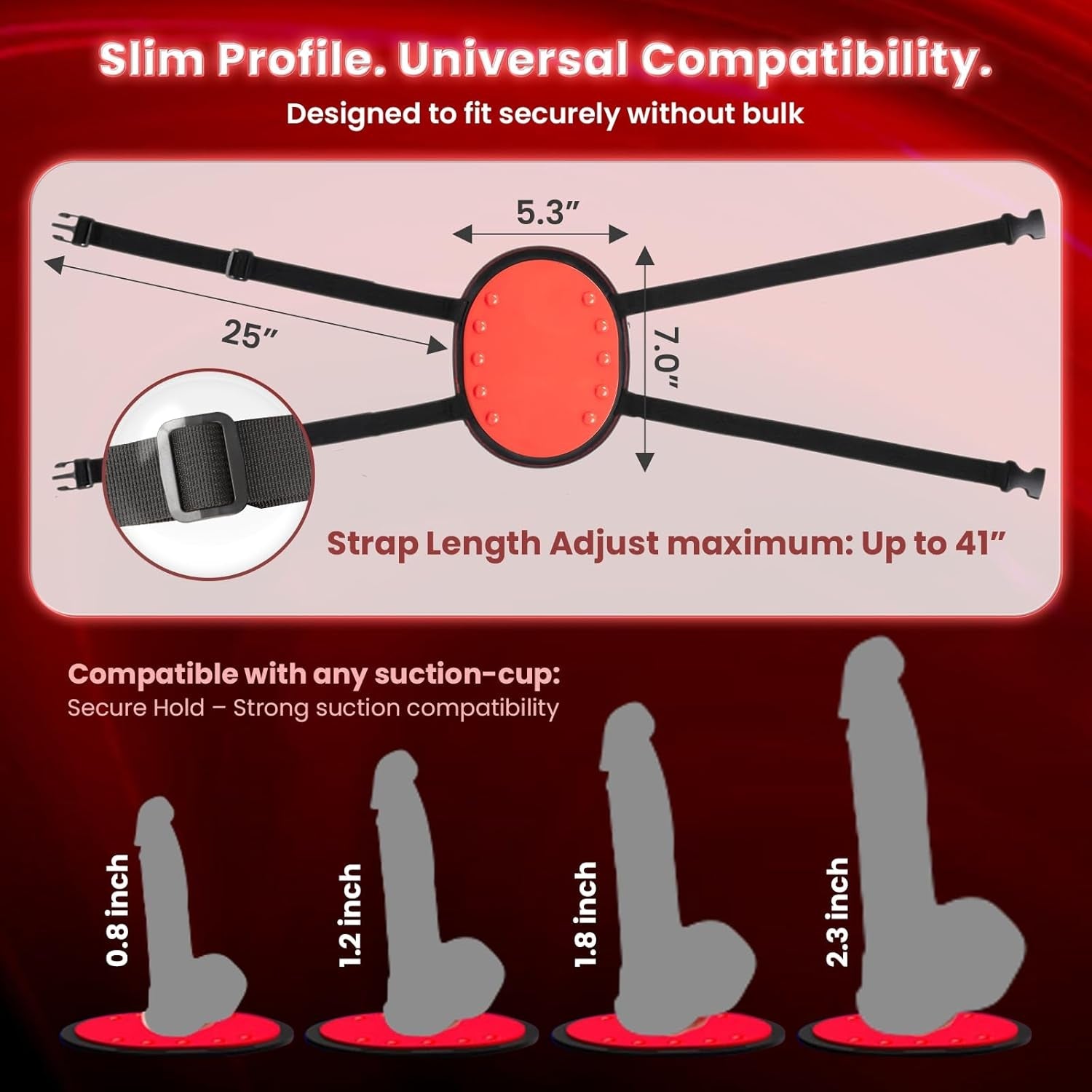 SaddleLock Suction Cup Dildo Mount Saddle - Vixen | Nova Network