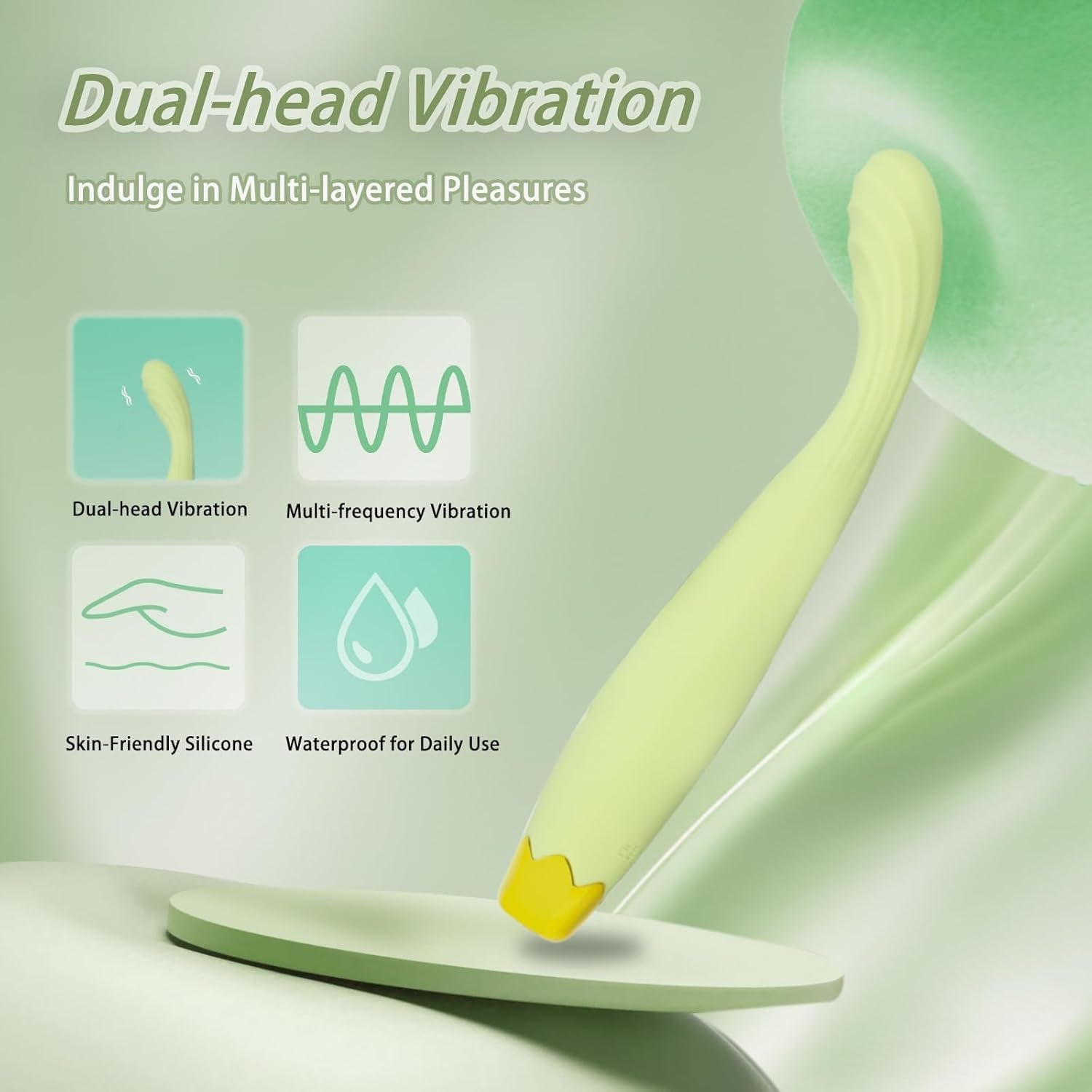 SageSpiral Ergonomic Stimulation G - Spot Wand Vibrator - Vixen | Nova Network