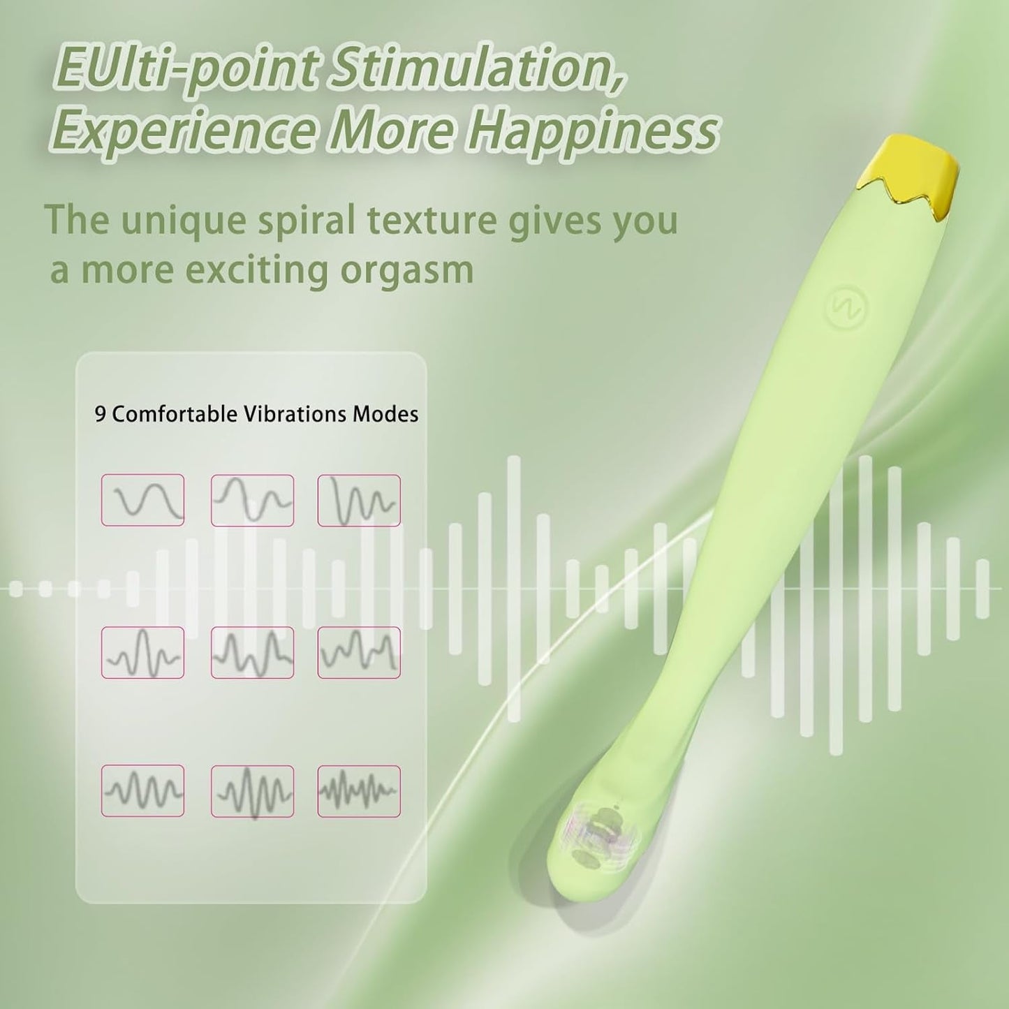 SageSpiral Ergonomic Stimulation G - Spot Wand Vibrator - Vixen | Nova Network
