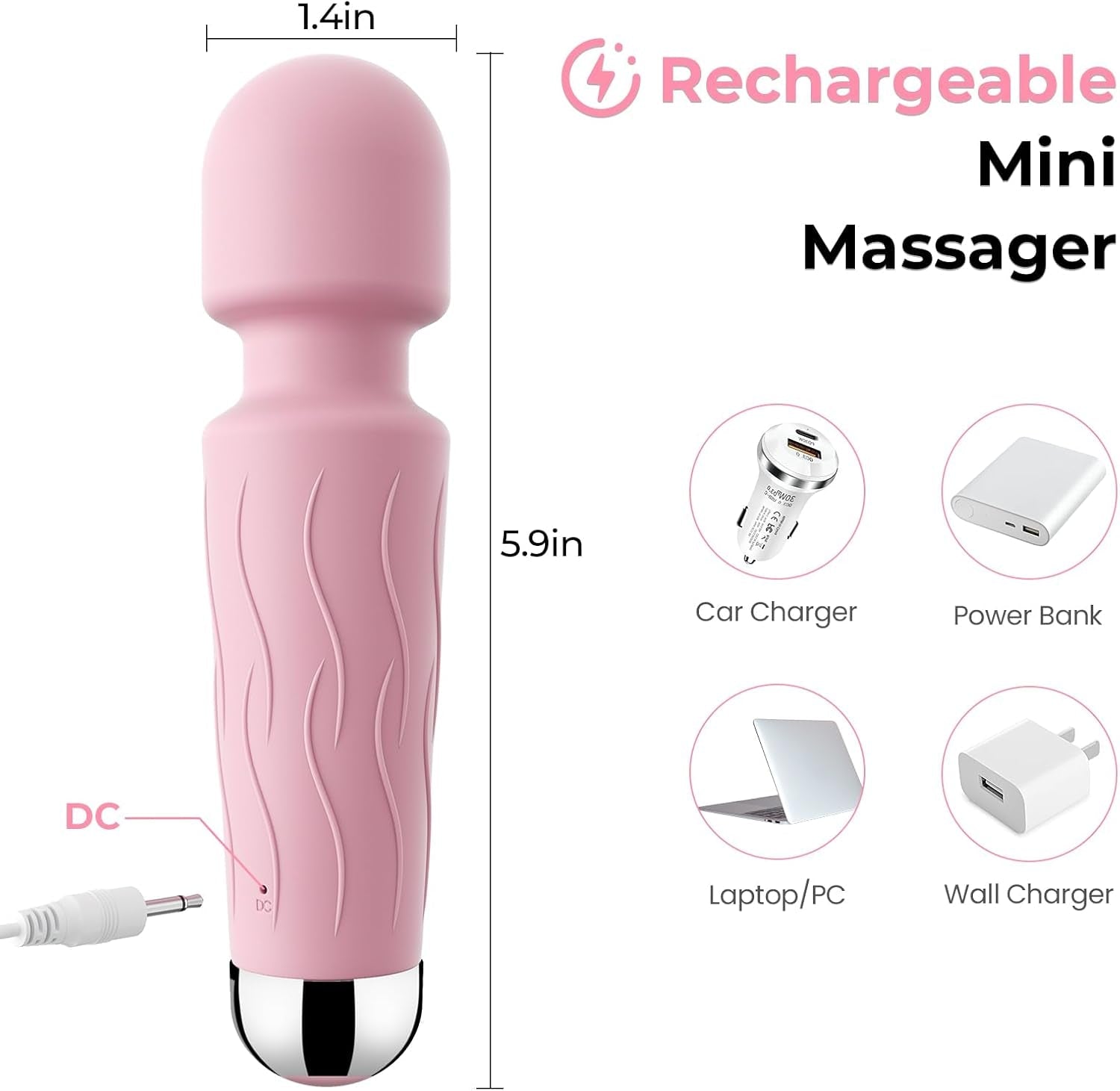 SatinBloom App Control Clitoral Wand Vibrator - Vixen | Nova Network