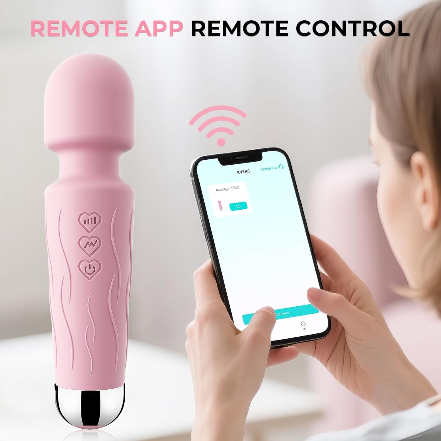 SatinBloom App Control Clitoral Wand Vibrator - Vixen | Nova Network