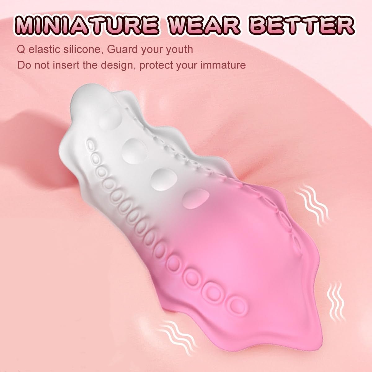 SatinFlutter Wearable Wavy Panty Vibrator - Vixen | Nova Network
