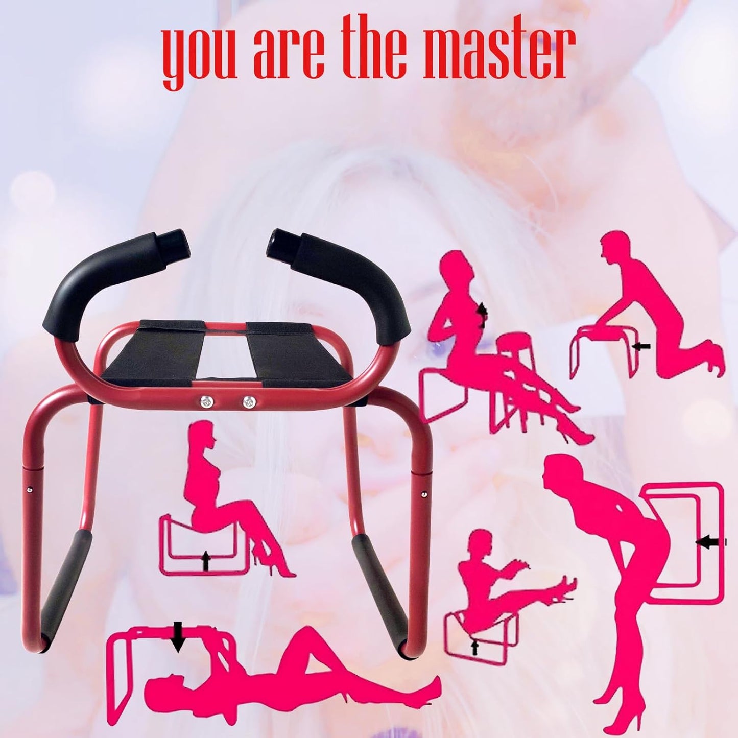 ScarletBounce Sex Chair with Armrests - Vixen | Nova Network