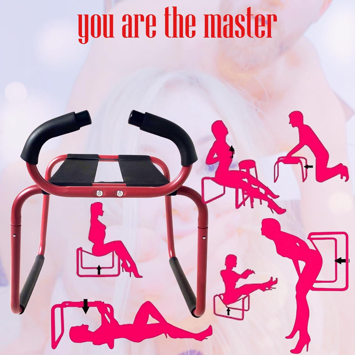 ScarletBounce Sex Chair with Armrests - Vixen | Nova Network