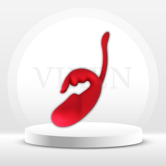 ScarletDuo Dual - Use Rabbit Vibrator, 20 Patterns - Vixen | Nova Network