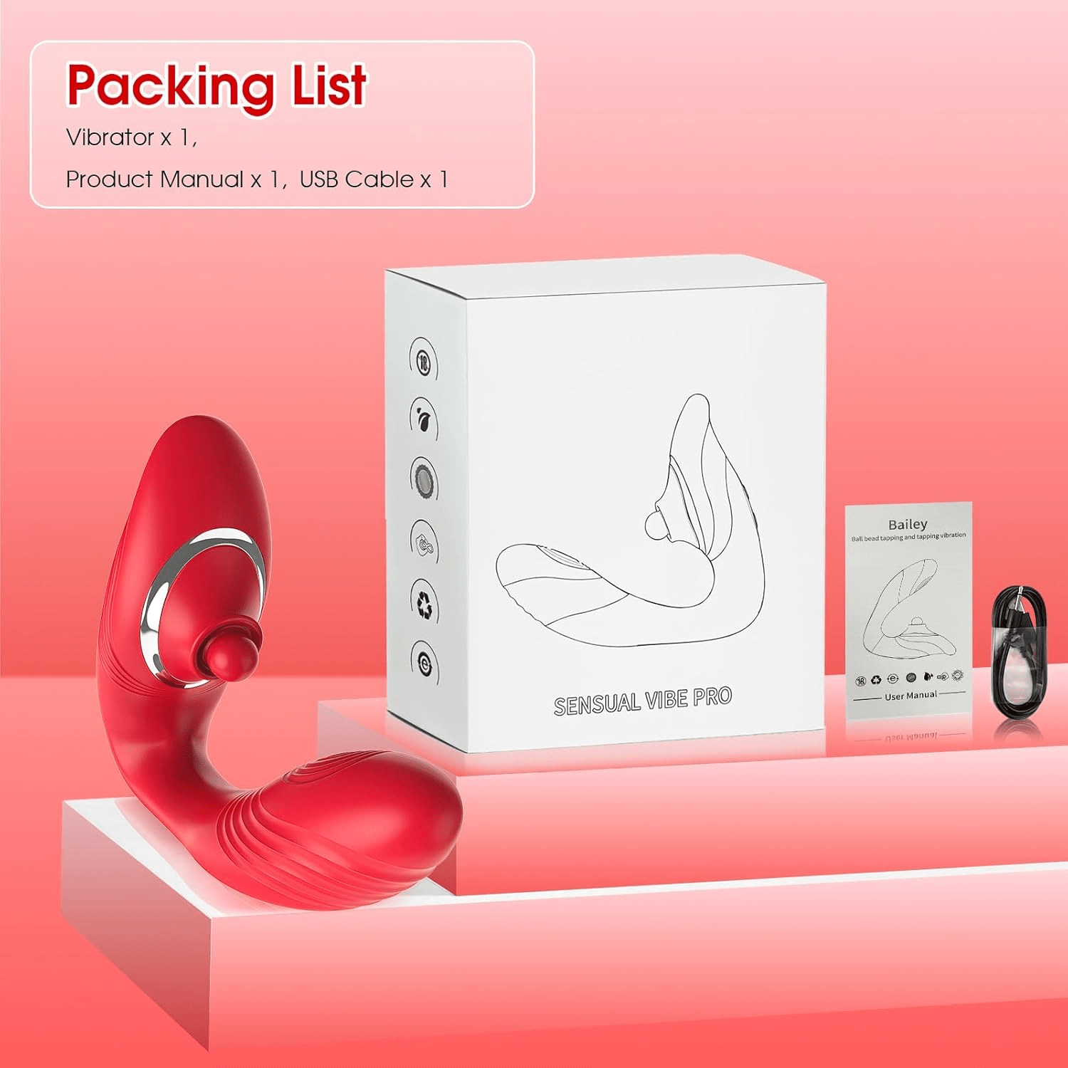 ScarletTap Wearable Tapping G - Spot Vibrator - Vixen | Nova Network