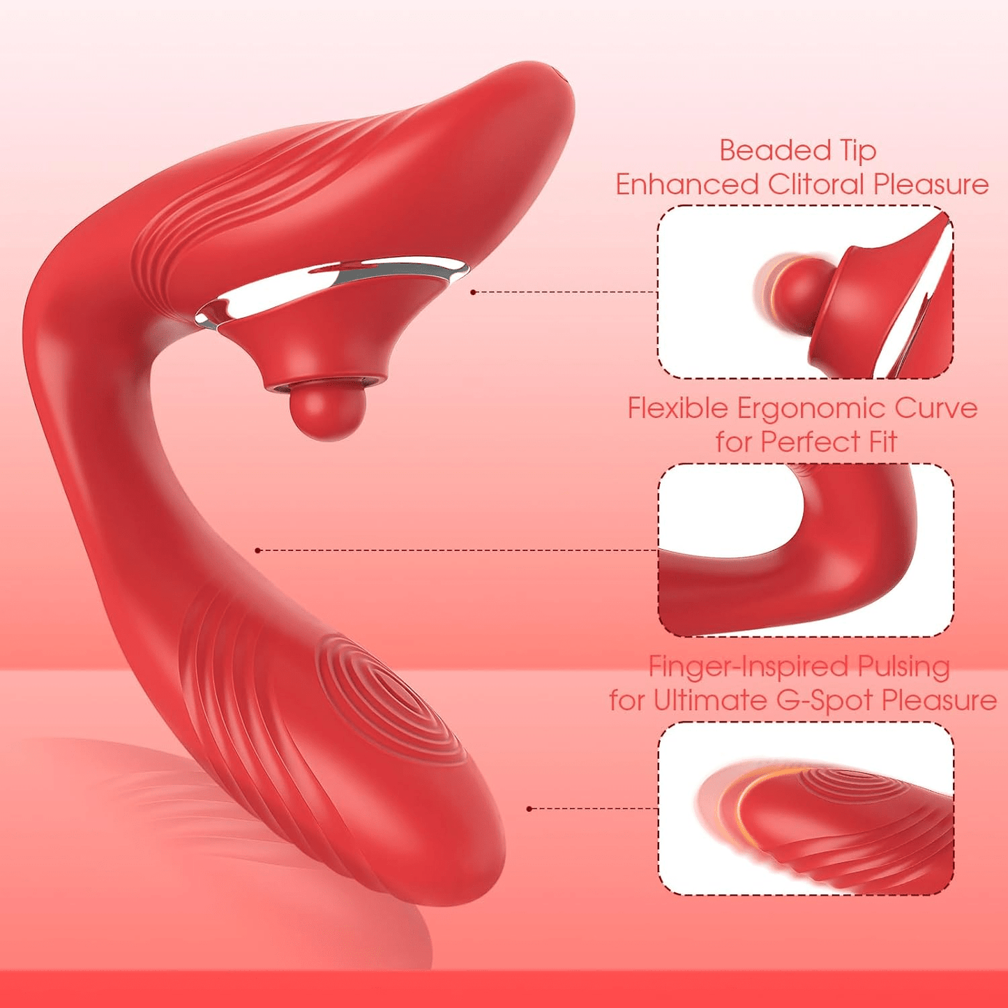 ScarletTap Wearable Tapping G - Spot Vibrator - Vixen | Nova Network