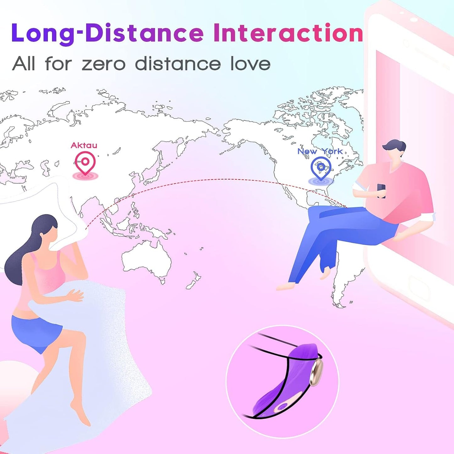 SecretClip Wearable Panty Vibrator – App & Remote, 10 Modes - Vixen Adult Playroom