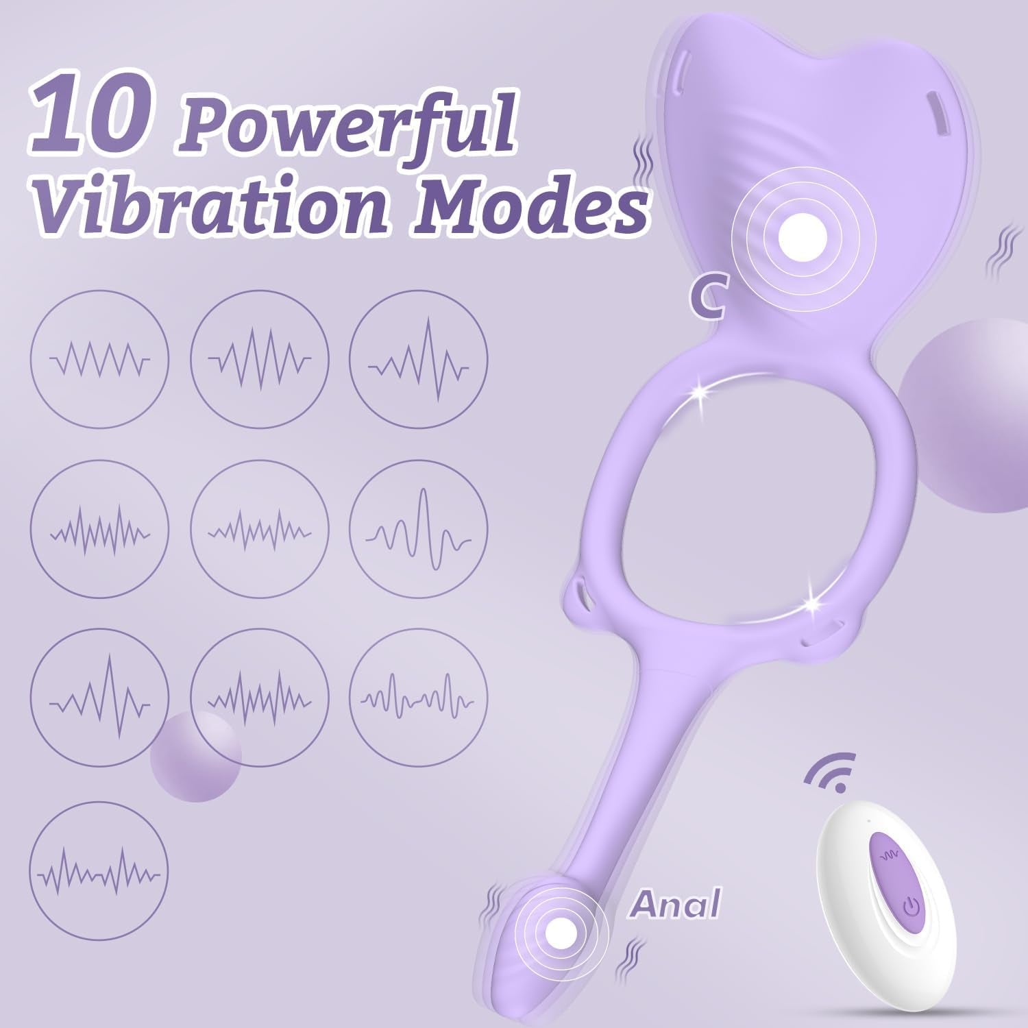 SecretHold 3-in-1 Wearable Couples Vibrator | 9 Modes - Vixen Adult Playroom