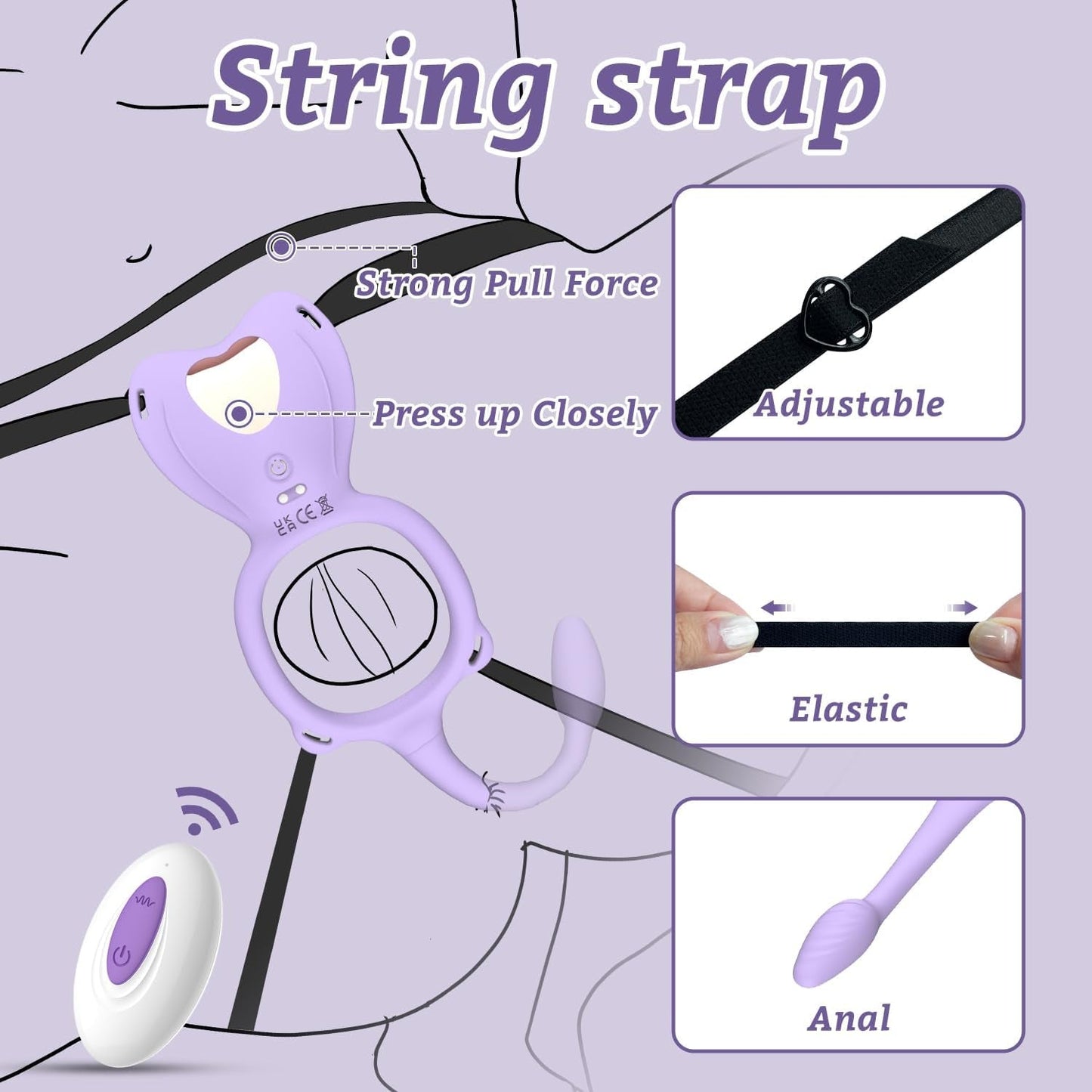 SecretHold 3-in-1 Wearable Couples Vibrator | 9 Modes - Vixen Adult Playroom