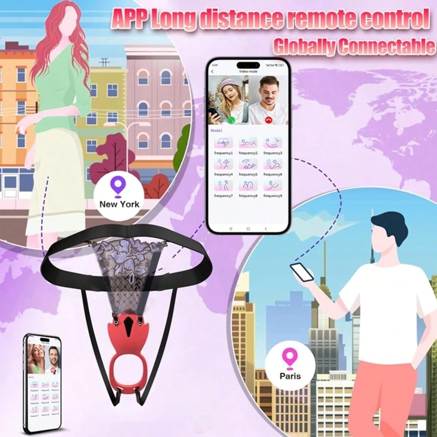 SecretPulse App - Controlled Panty Vibrator Set - Vixen | Nova Network