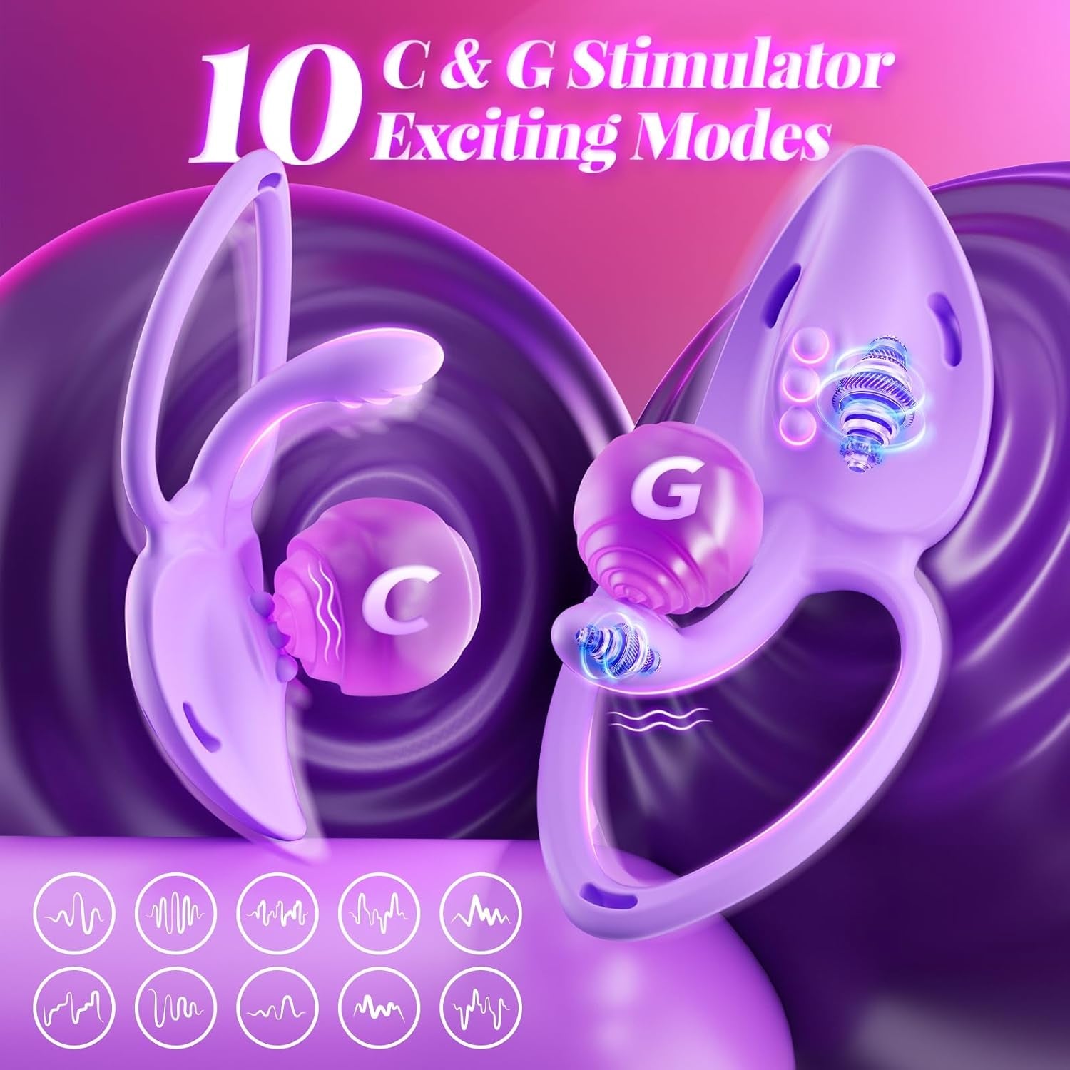 SecretRing Remote Wearable Couples Panty Vibrator - Vixen | Nova Network
