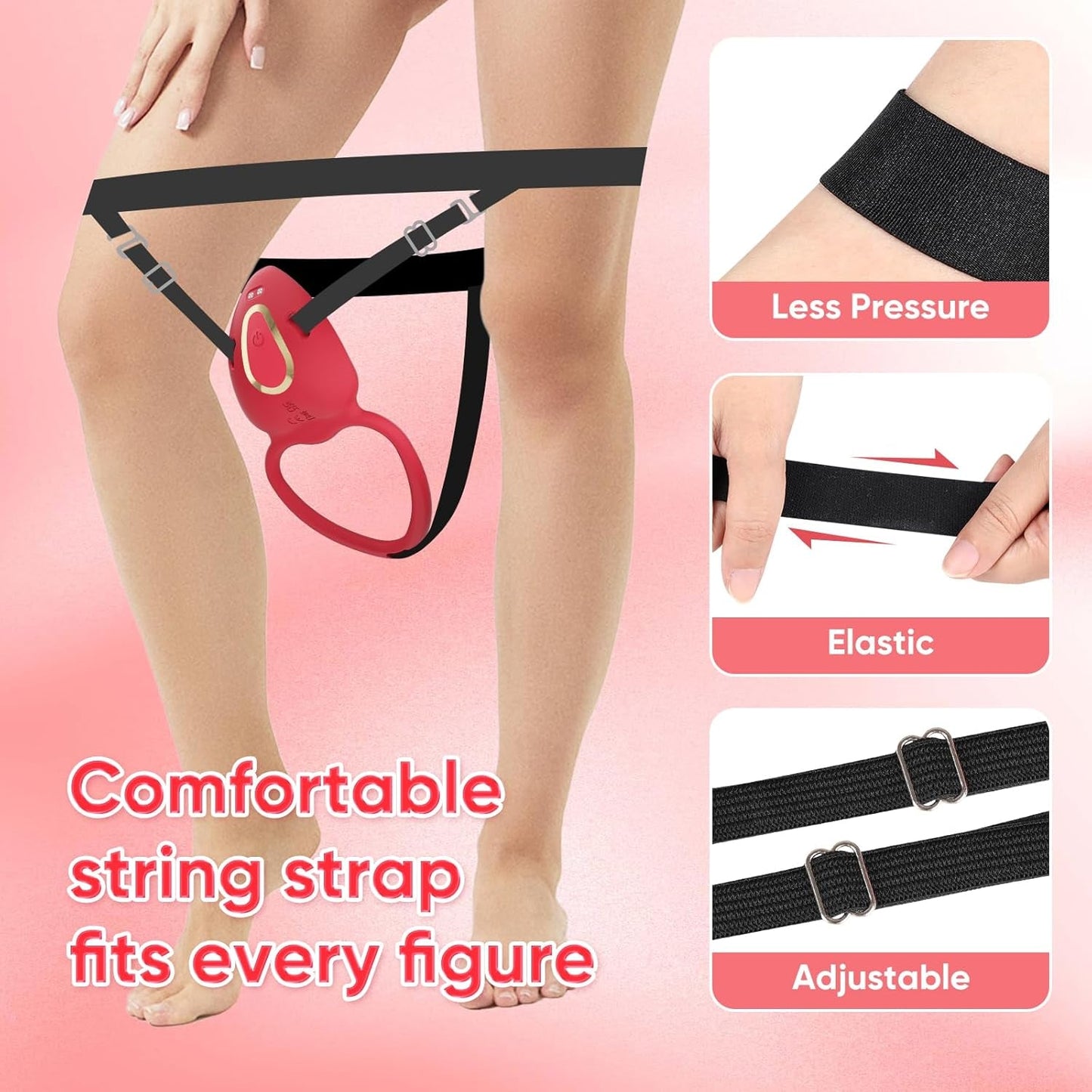 SecretRose Wearable Panty Vibrator Couples Cock Ring - Vixen | Nova Network