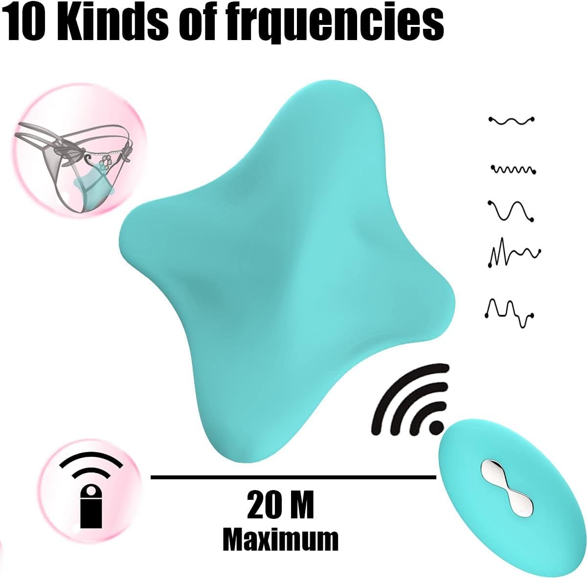 SecretWave 10 Mode Remote Control Panty Vibrator - Vixen | Nova Network