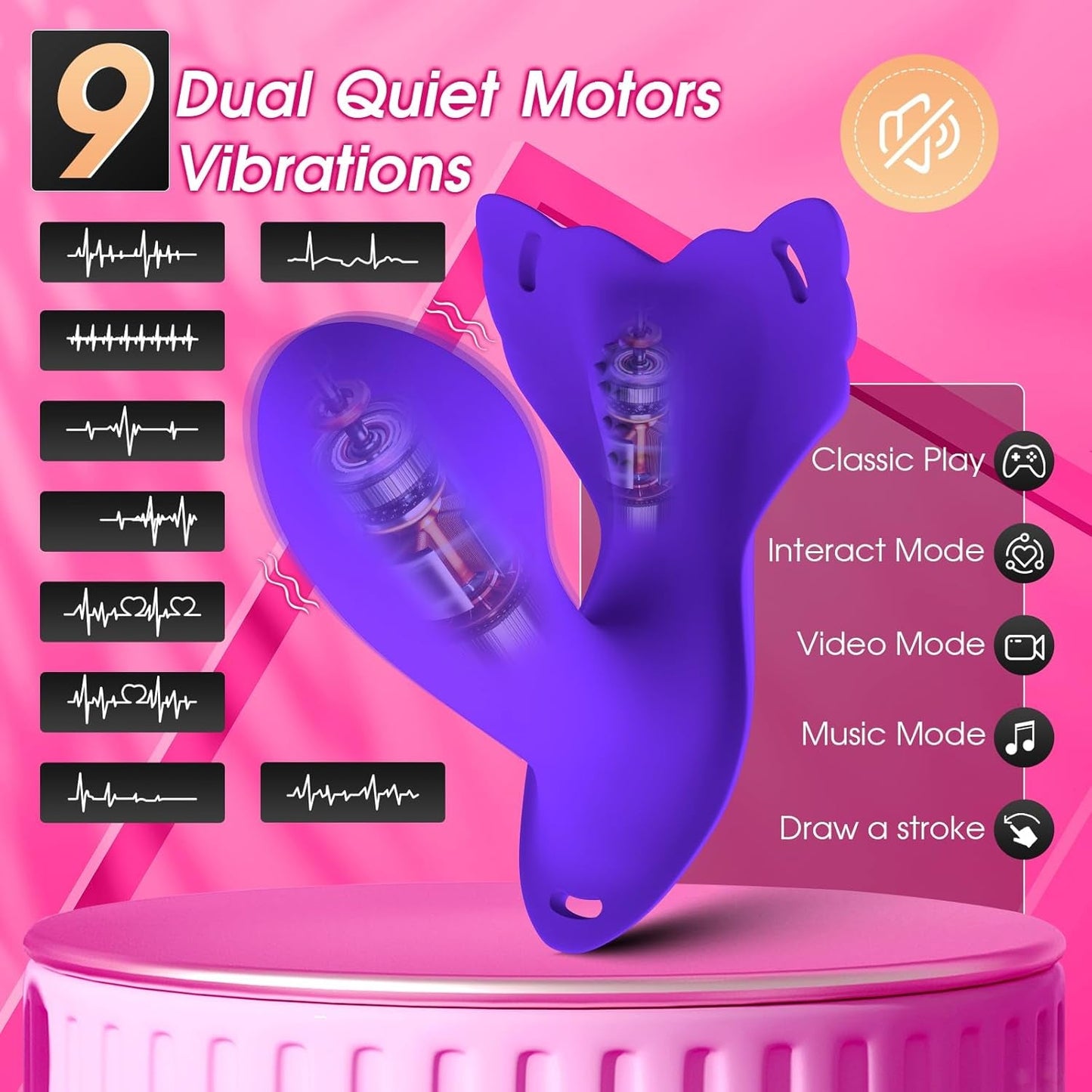 SecretWing App - Control Panty Dildo Vibrator - Vixen | Nova Network